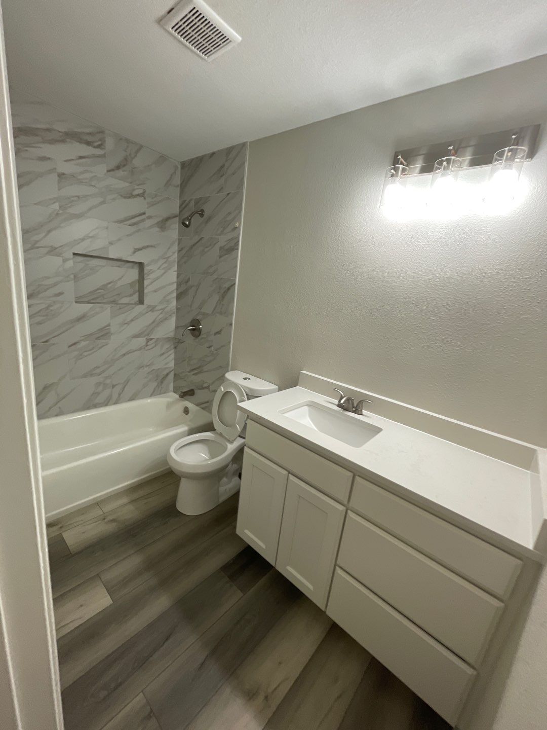 Interior flooring project by Springtree Restoration 