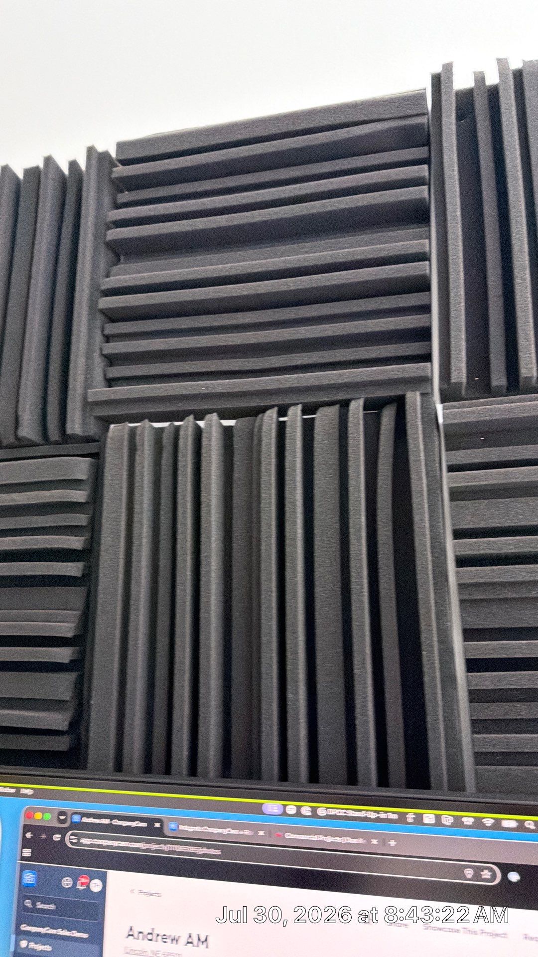 Commercial Office Interior Finish and Acoustic Treatment in Lincoln by CompanyCam Sales Demo