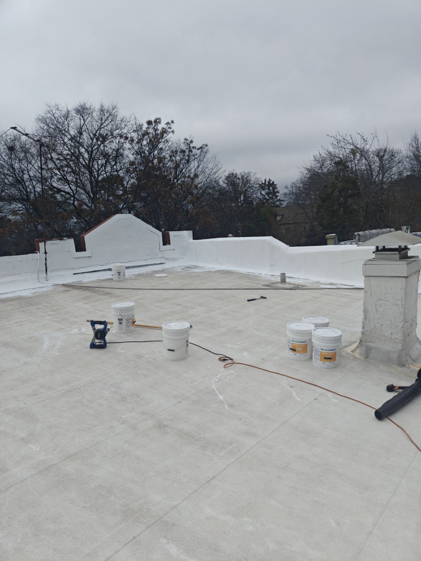 Flat Roof Restoration in Birmingham by NANOROOF Alabama