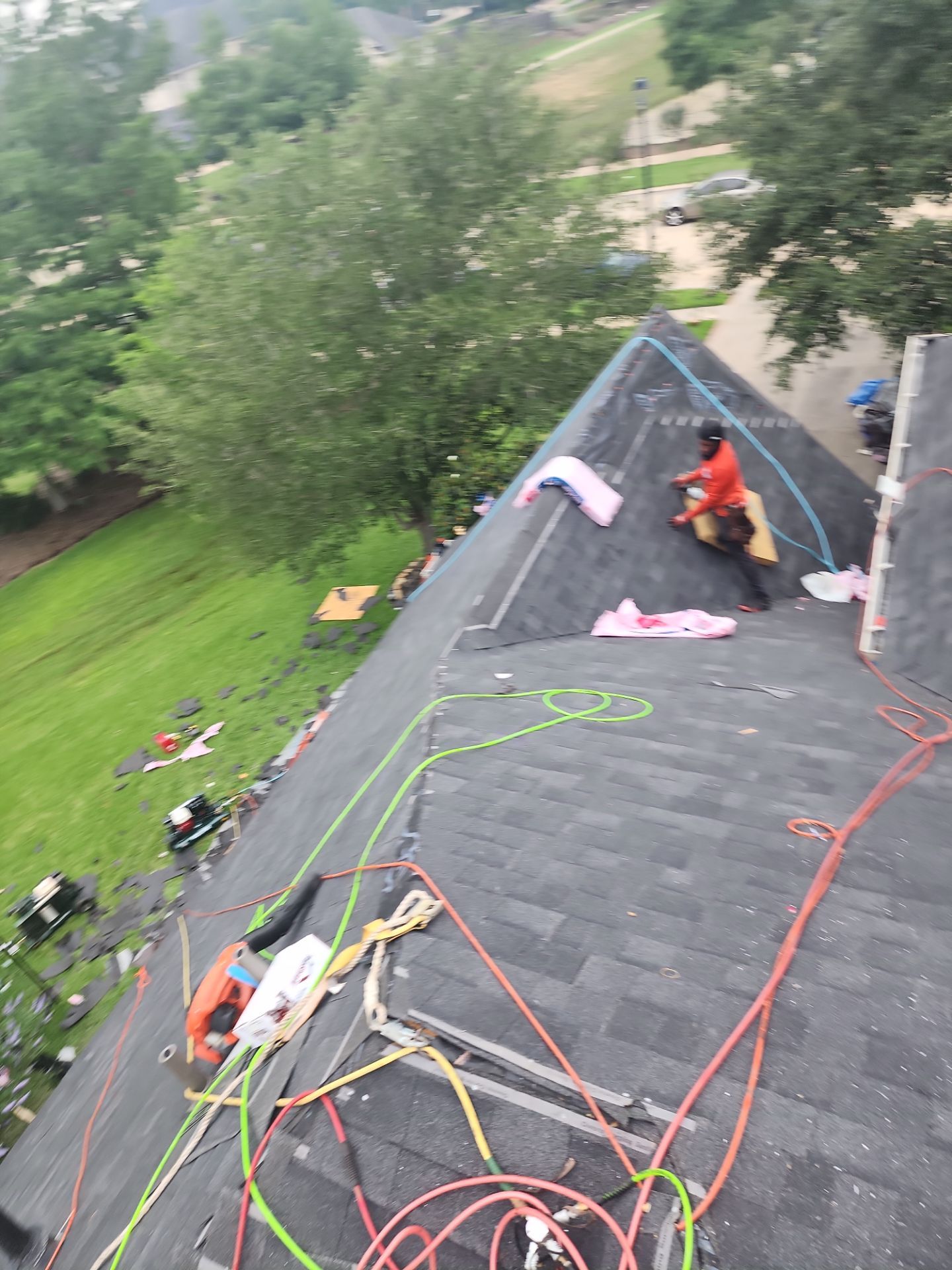Residential Roofing Installation using Owen's Corning Duration (Lifetime) Shingles by Roof Repair Company