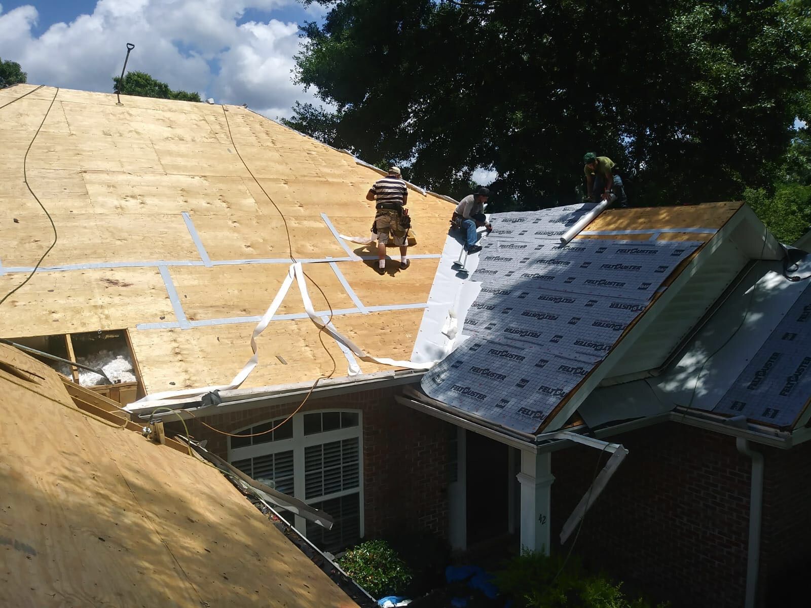 Residential Roofing Installation using Roof Replacement by American Roofing & Construction LLC