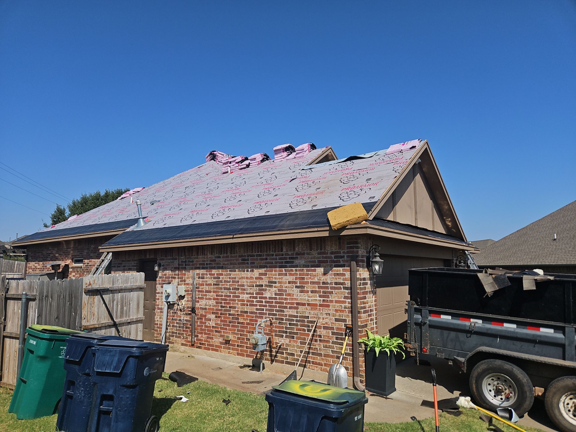Roof Replacement Project in Yukon by Z Construction & Roofing, LLC