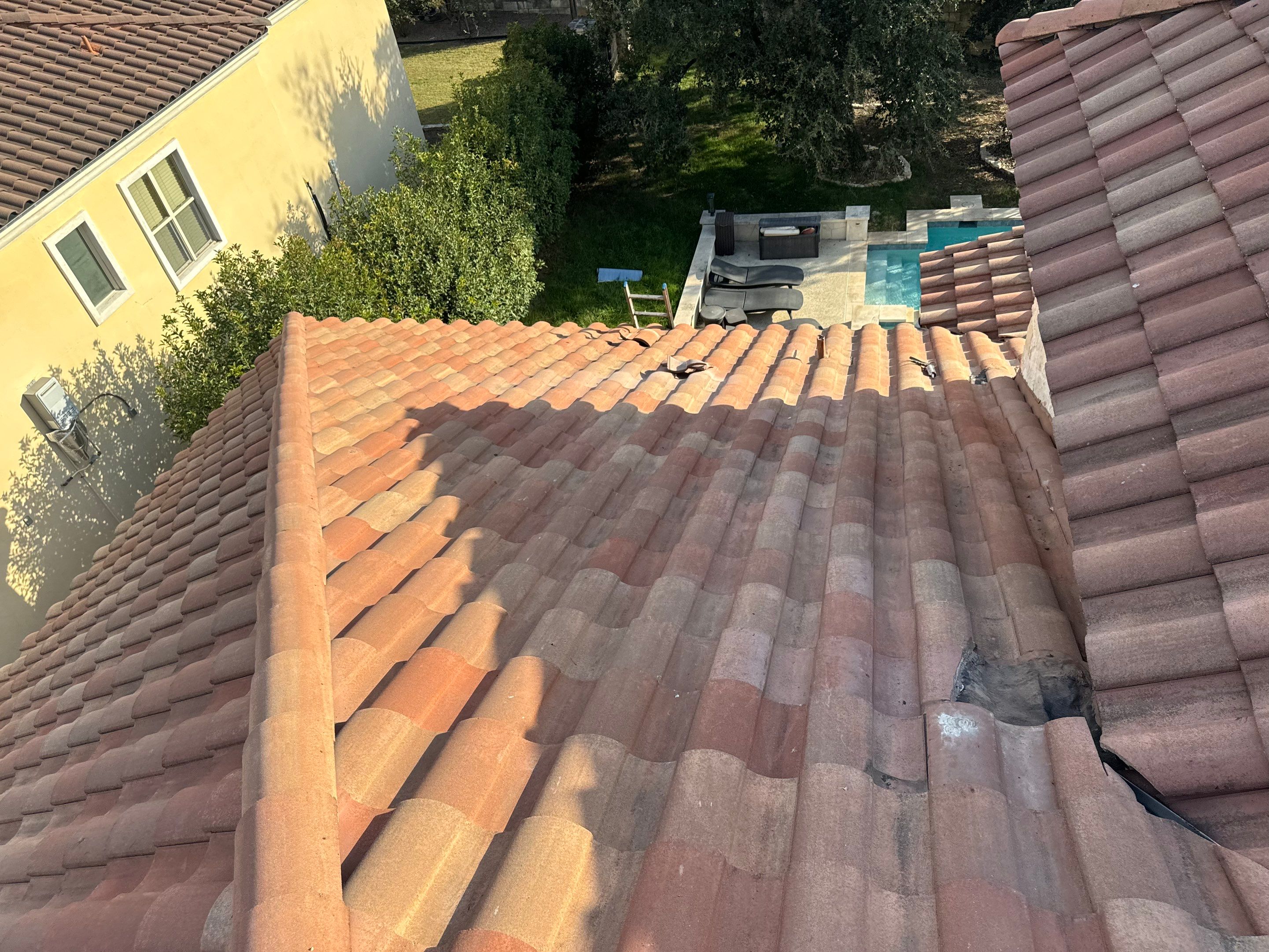 Tile Roof Repair  using Concrete S Tile by Premier Roofing and Contracting
