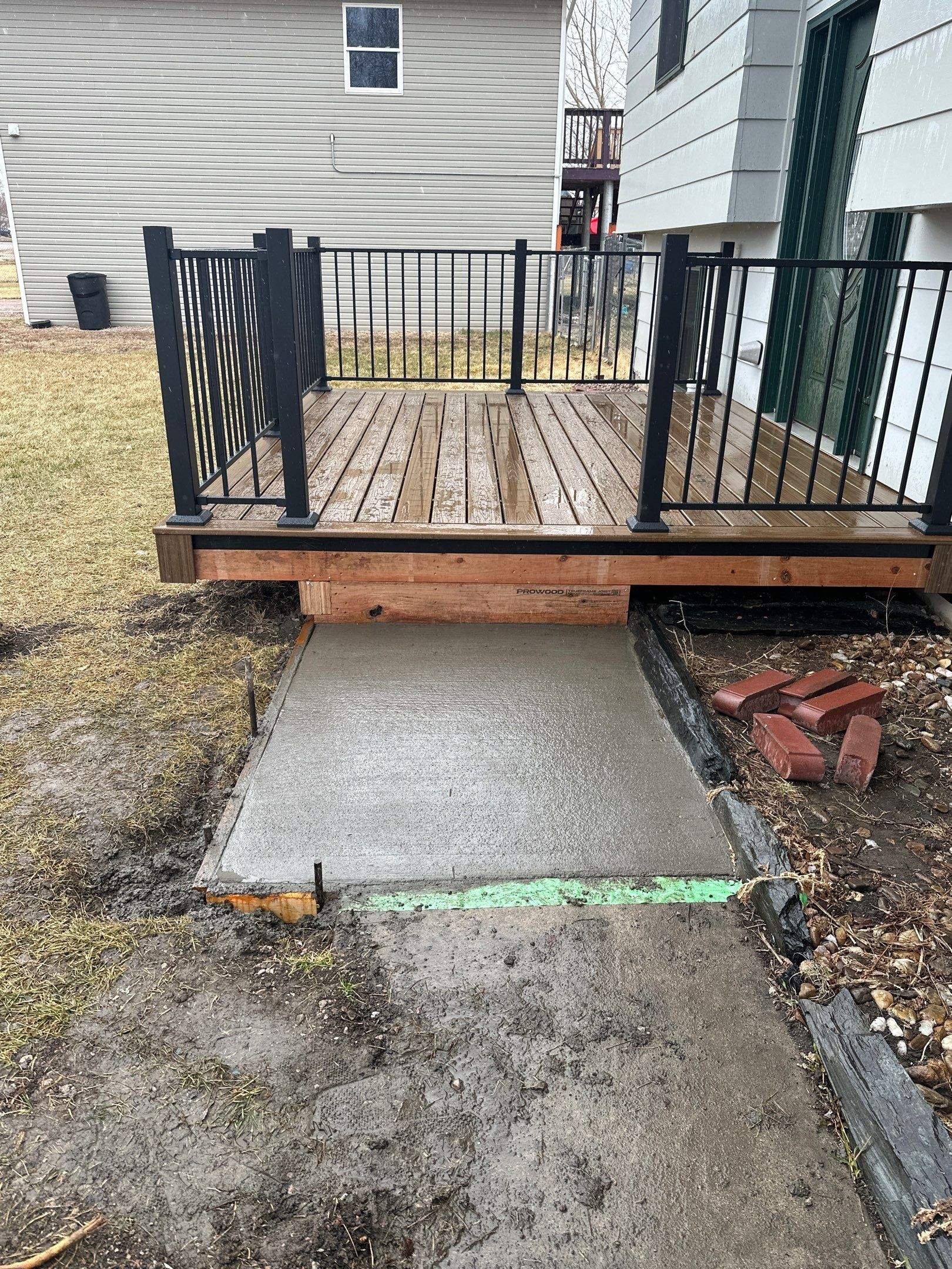 Deck Installation using Trex by Weather-Tite Exteriors LLC