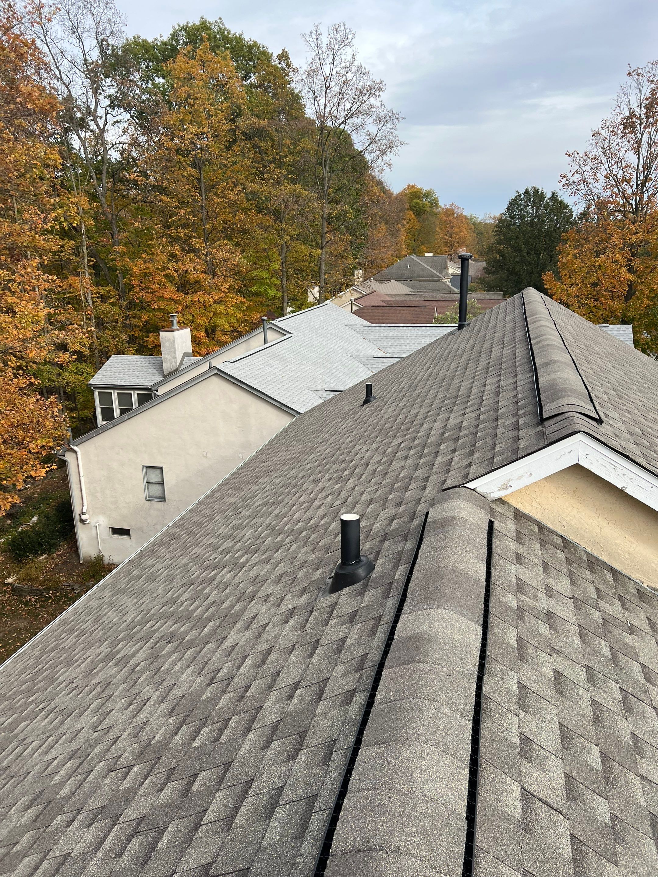 Residential Roofing Installation using GAF Timberline HDZ Weathered Wood by Nitro Roofing and Construction