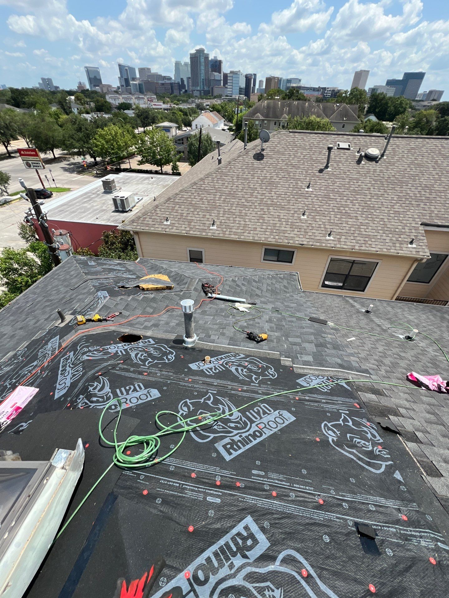 Residential Roofing Installation using Owen's Corning Duration (Lifetime) Shingles by Roof Repair Company