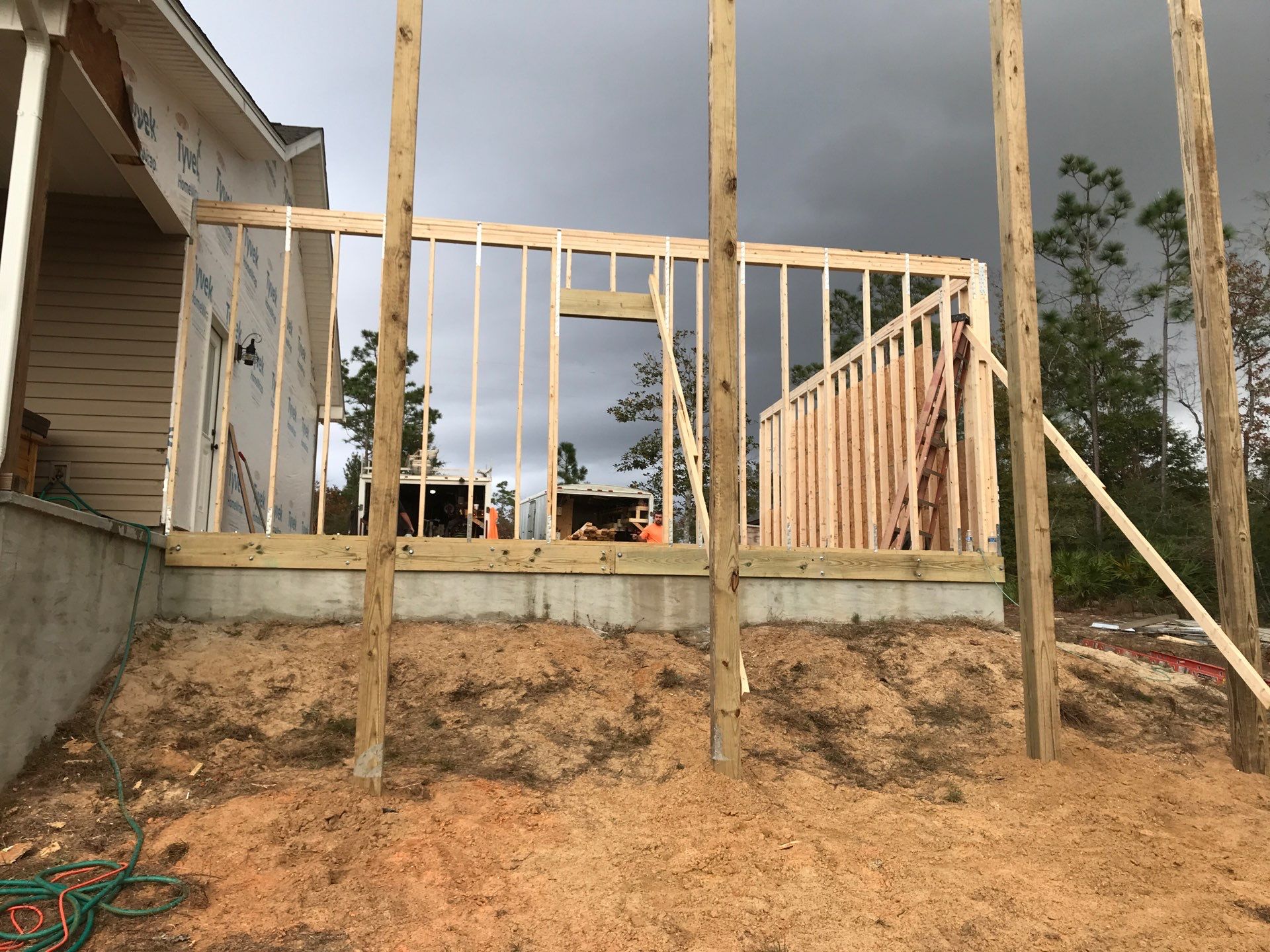 Garage Addition with power  by JB's Contracting and Maintenance LLC