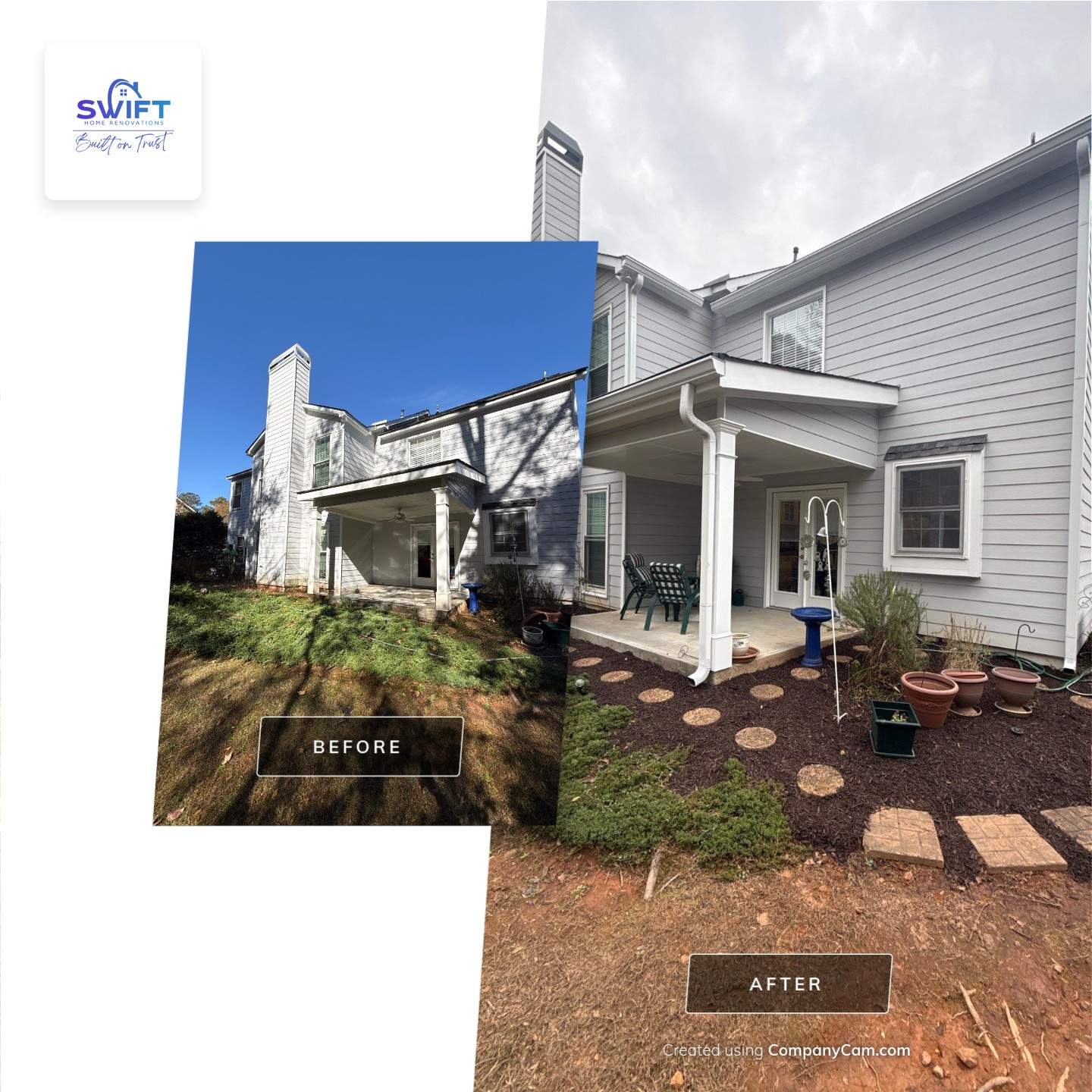 Comprehensive Exterior Siding and Structural Rot Repair in Marietta by Swift Home Renovations