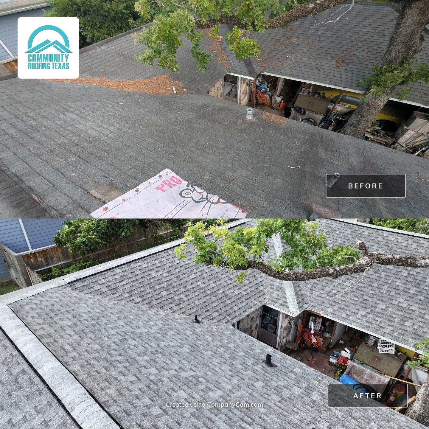Project in Houston (Oak Forest) by Community Roofing Texas