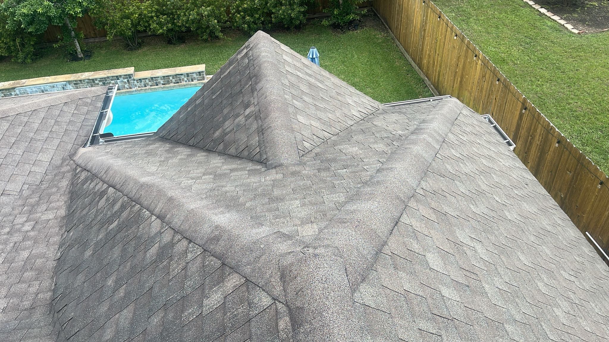 Hail Damage using Owen's Corning Duration (Lifetime) Shingles by Roof Repair Company
