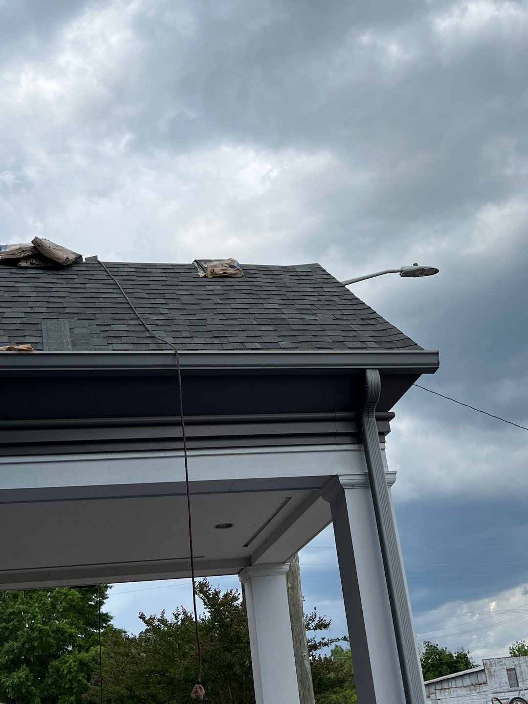 Commercial Roofing Installation using High Grade Asphalt Shingles by Carolina Trophy Roofs