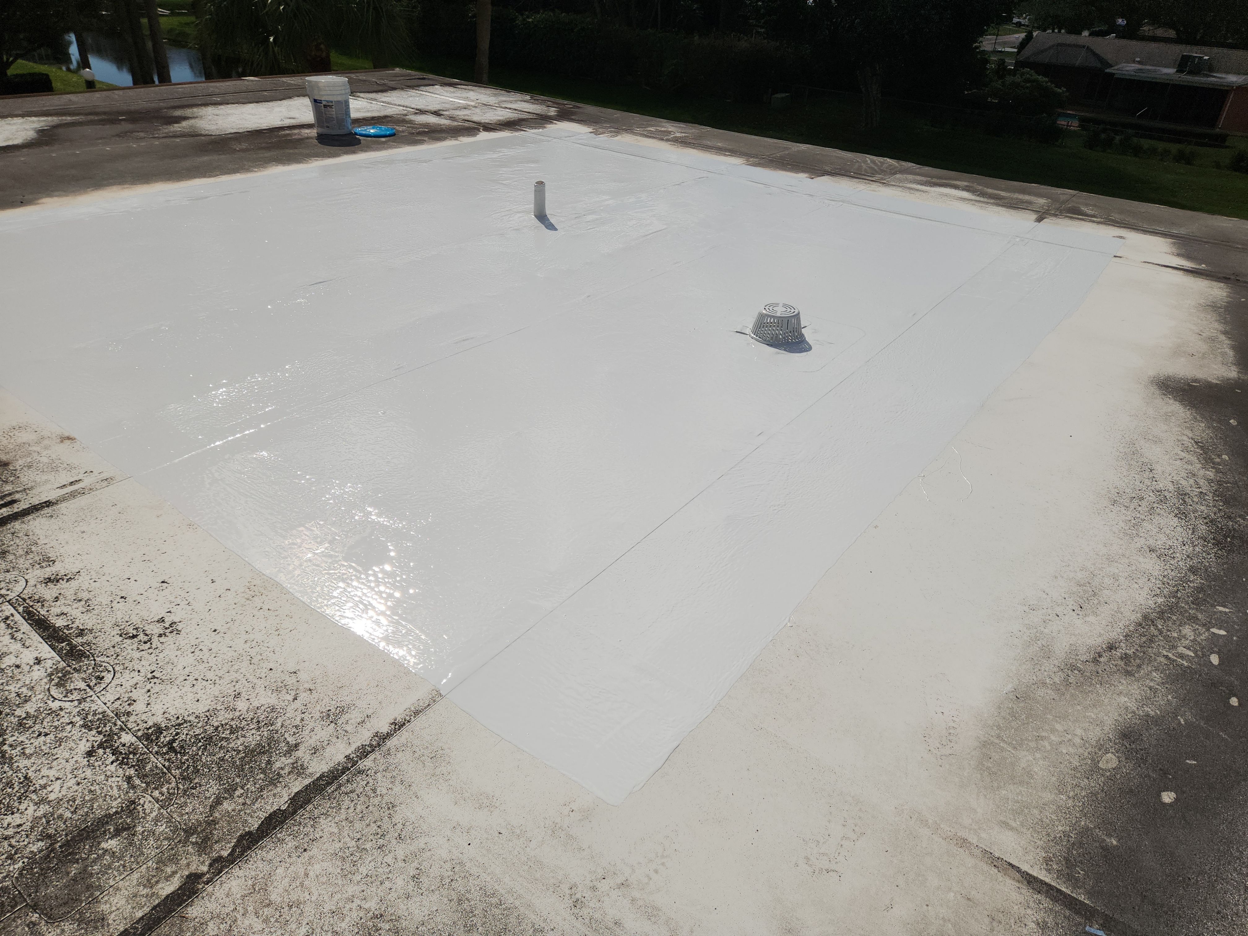 Reflective Silicone Roof Coating and Maintenance in Palm Beach Gardens by Aastro Roofing