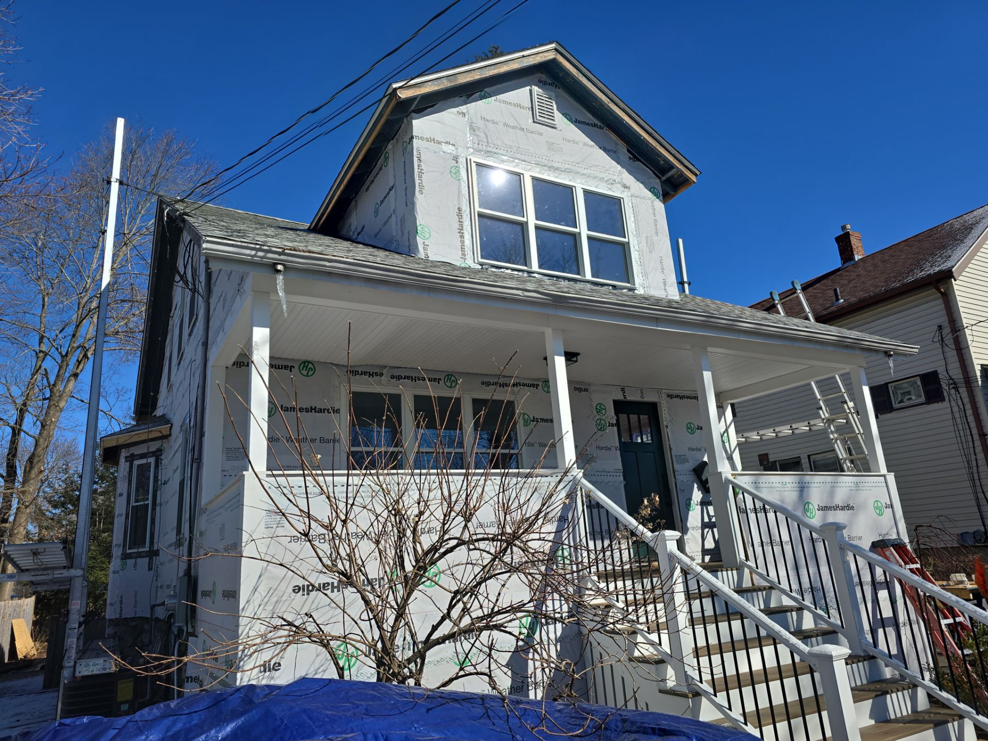 Complete exterior renovation in Norwood, MA by UBrothers Construction