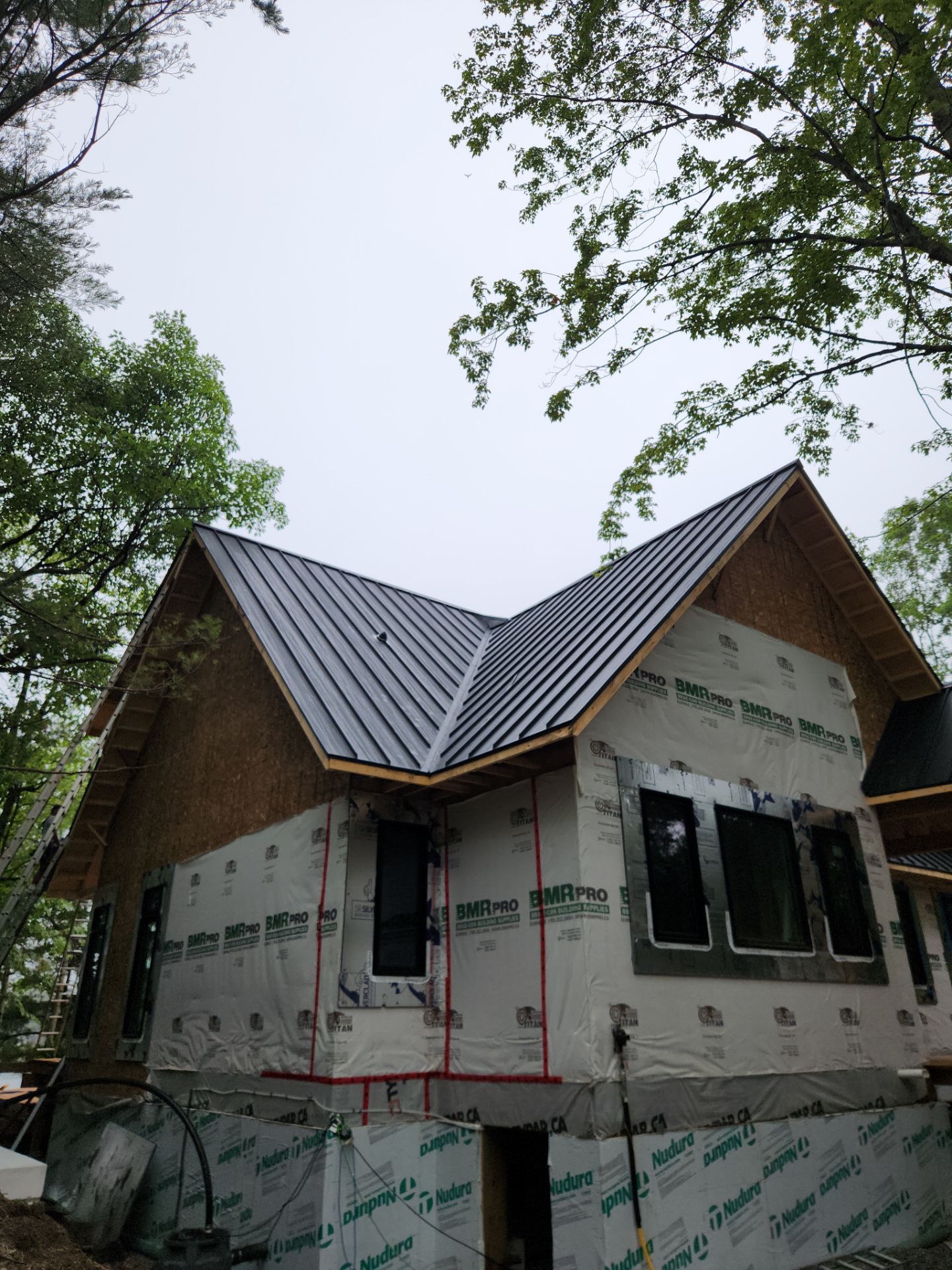 Custom Home Roofing – Matte Black Standing Seam by Jay Carter Roofing & Sheet Metal