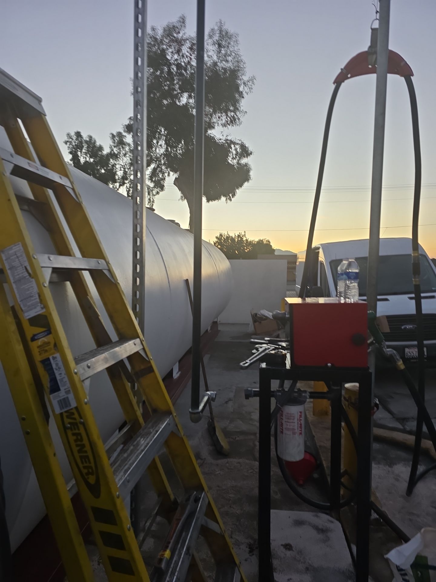 Outdoor Water Tank Installation & Piping Setup by Us Plumbing 