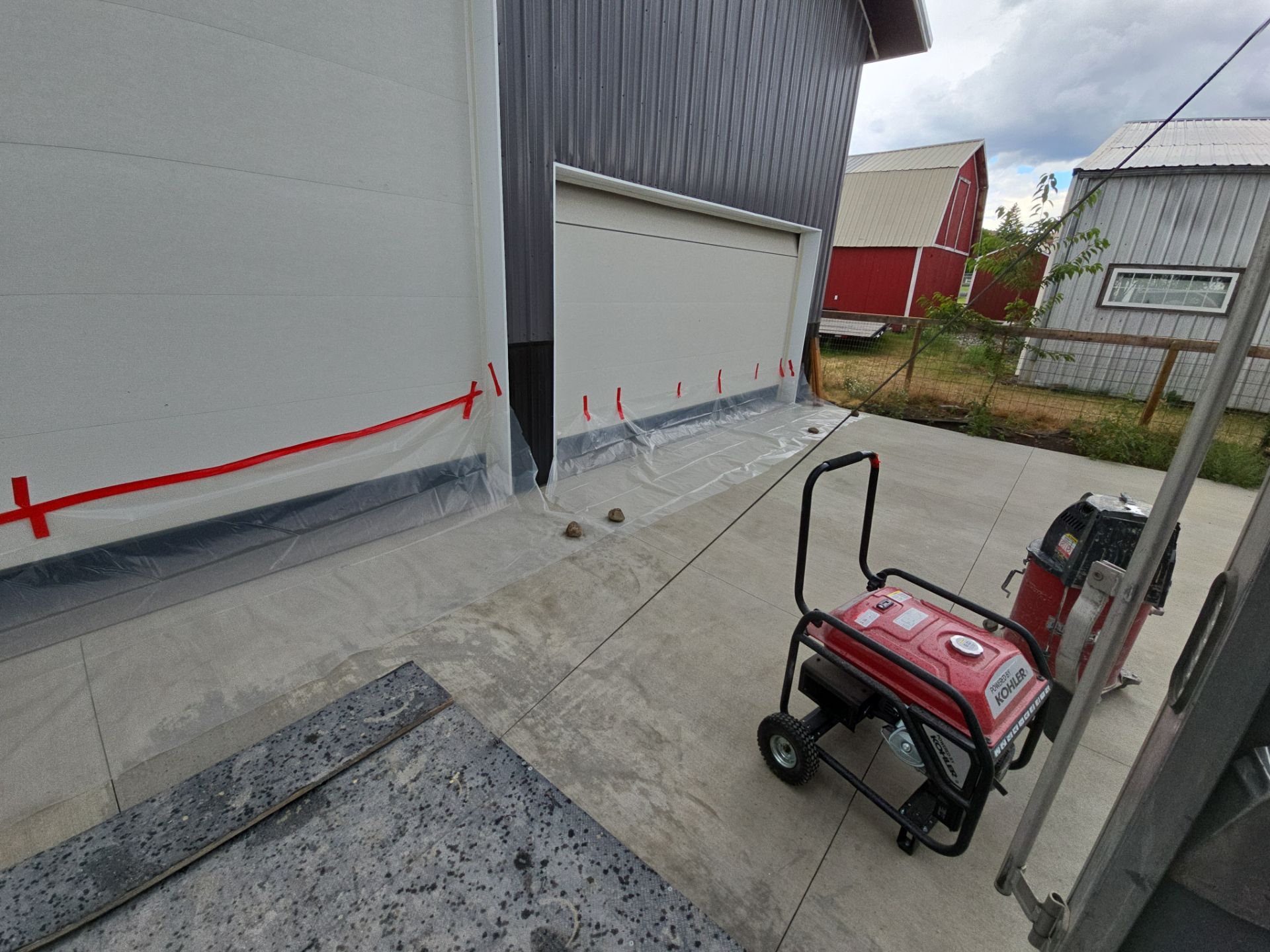 Shop Transformation using Travertine by Croc Coatings, LLC