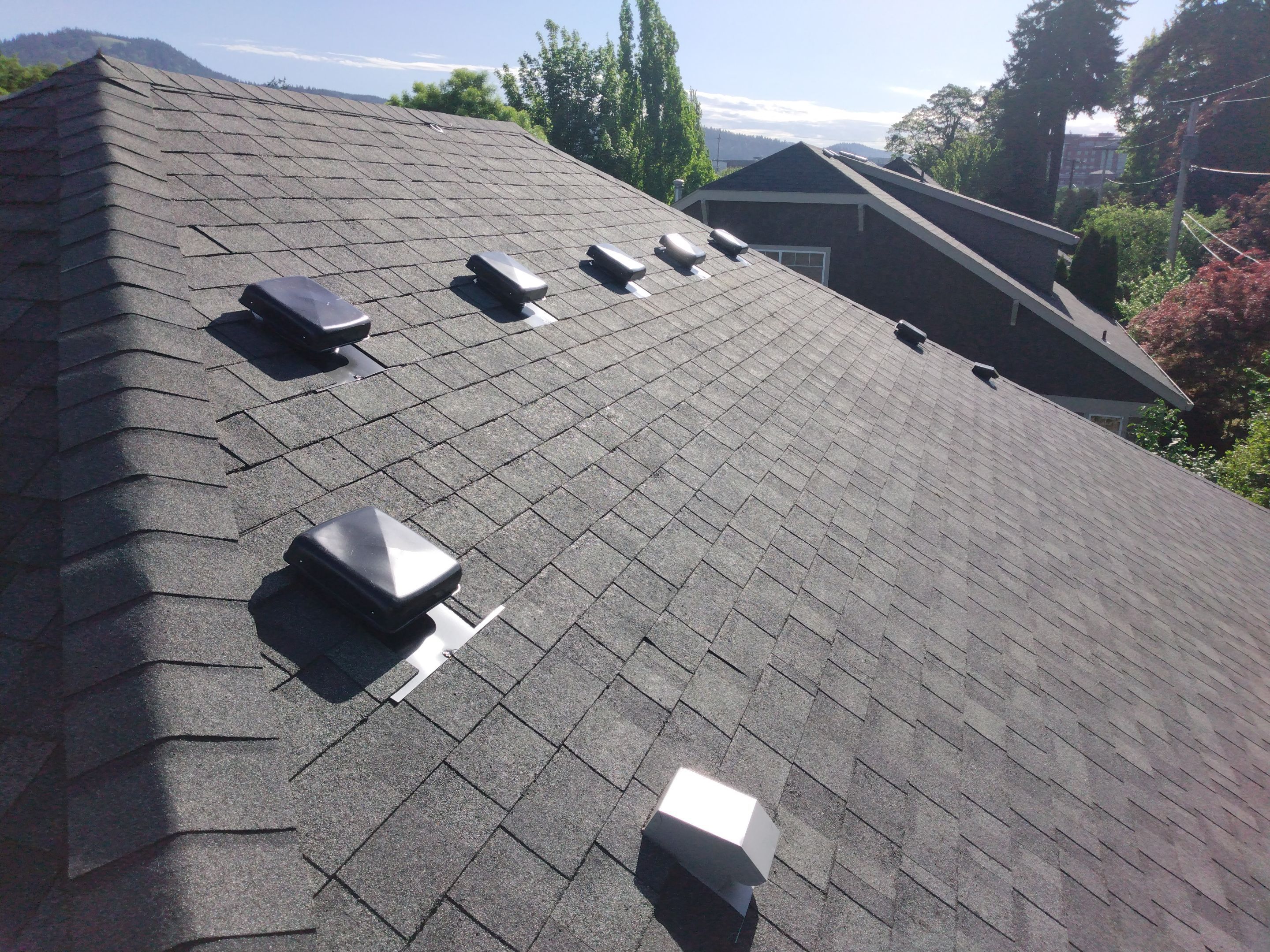 Residential Roofing Installation using Owens Corning Duration Shingles in Estate Gray. by BEST Roofing & Waterproofing