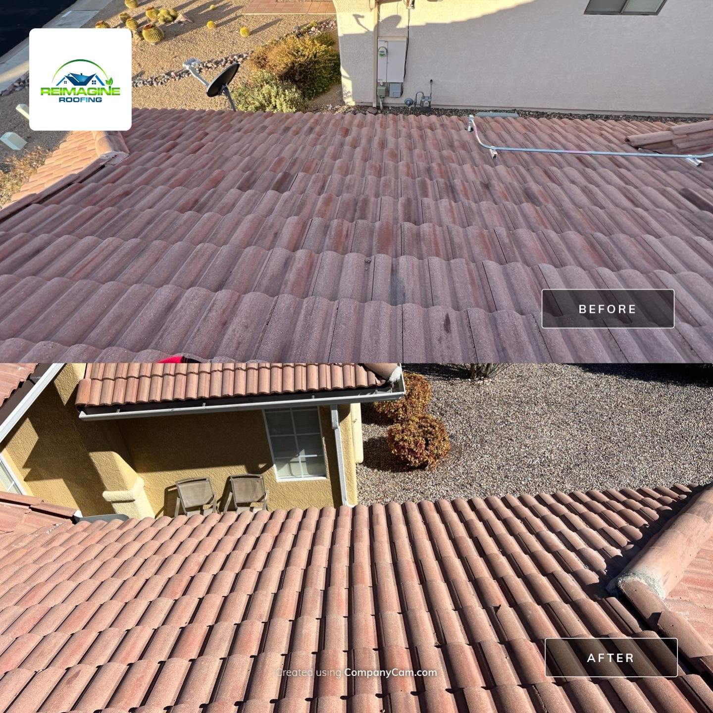Terracotta Concrete Tile by Reimagine Roofing