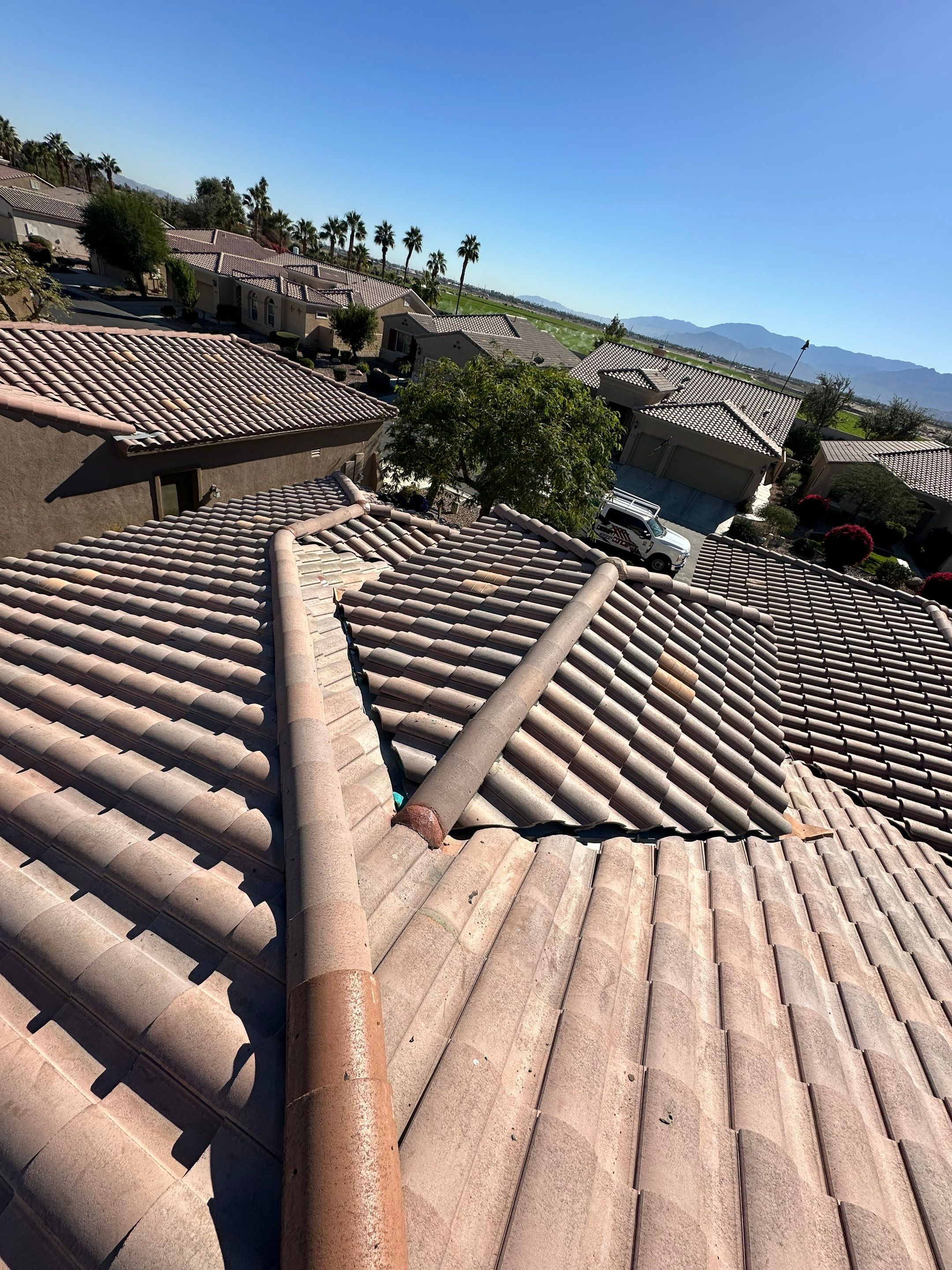Project in Indio by Desert Roof Concepts