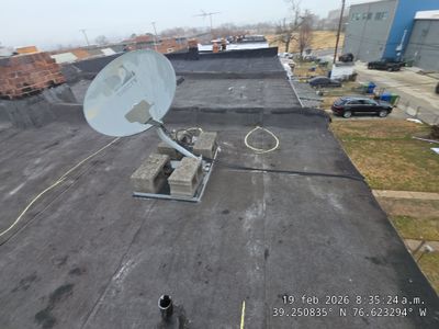 Flat Roof Water Damage Inspection