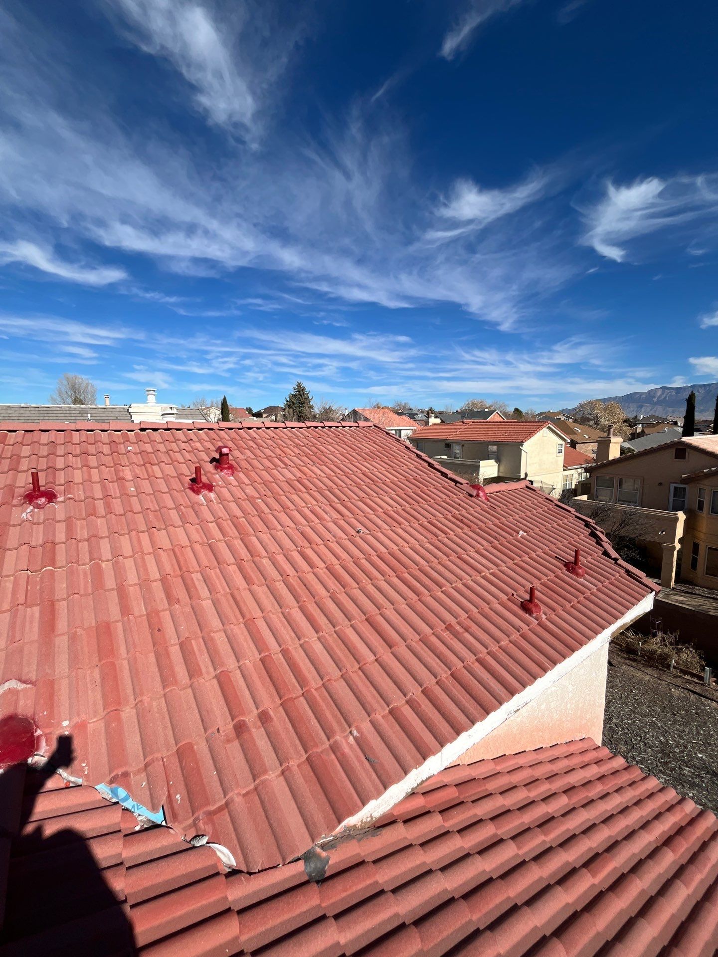 Spanish Red Concrete Tile by Reimagine Roofing