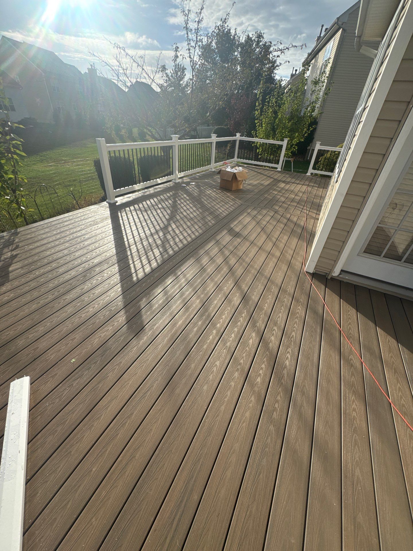 New Deck using Deckorators Venture - Color Sandbar  by deck guardian