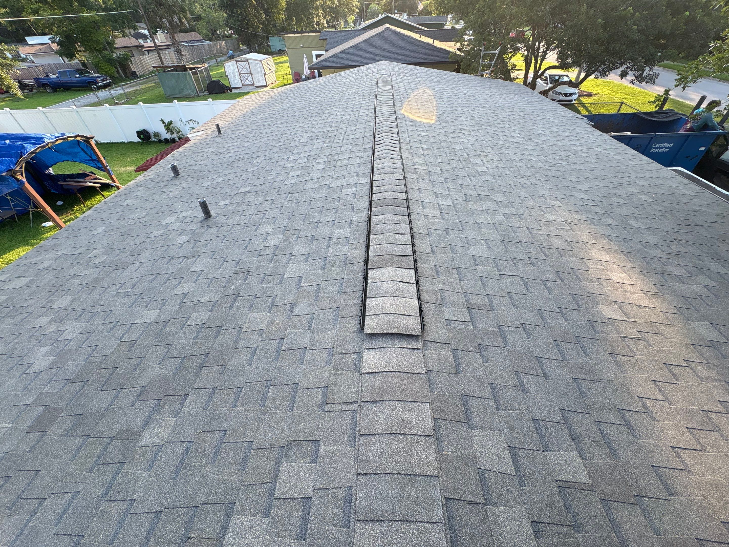 Full Asphalt Shingle and Membrane Roof Replacement in Sanford by Pinnacle Roofing Group