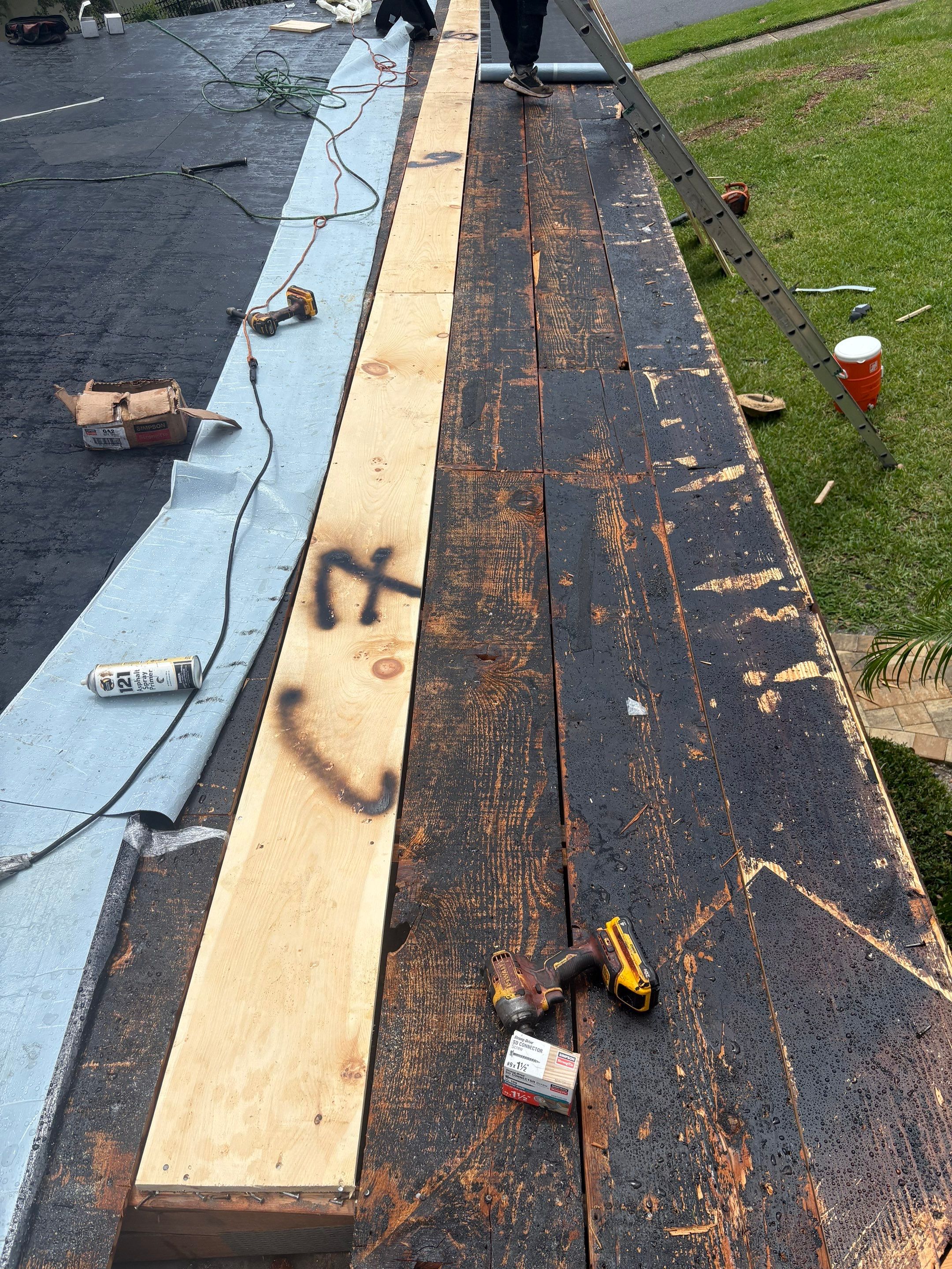 Project in Clearwater 33764 by Mitchell Roofing Company LLC 
