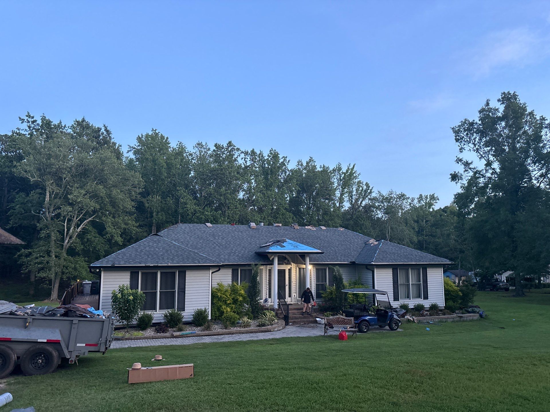 Asphalt Shingle Roof Replacement and Decking Repair in Edgefield by Roofers LLC
