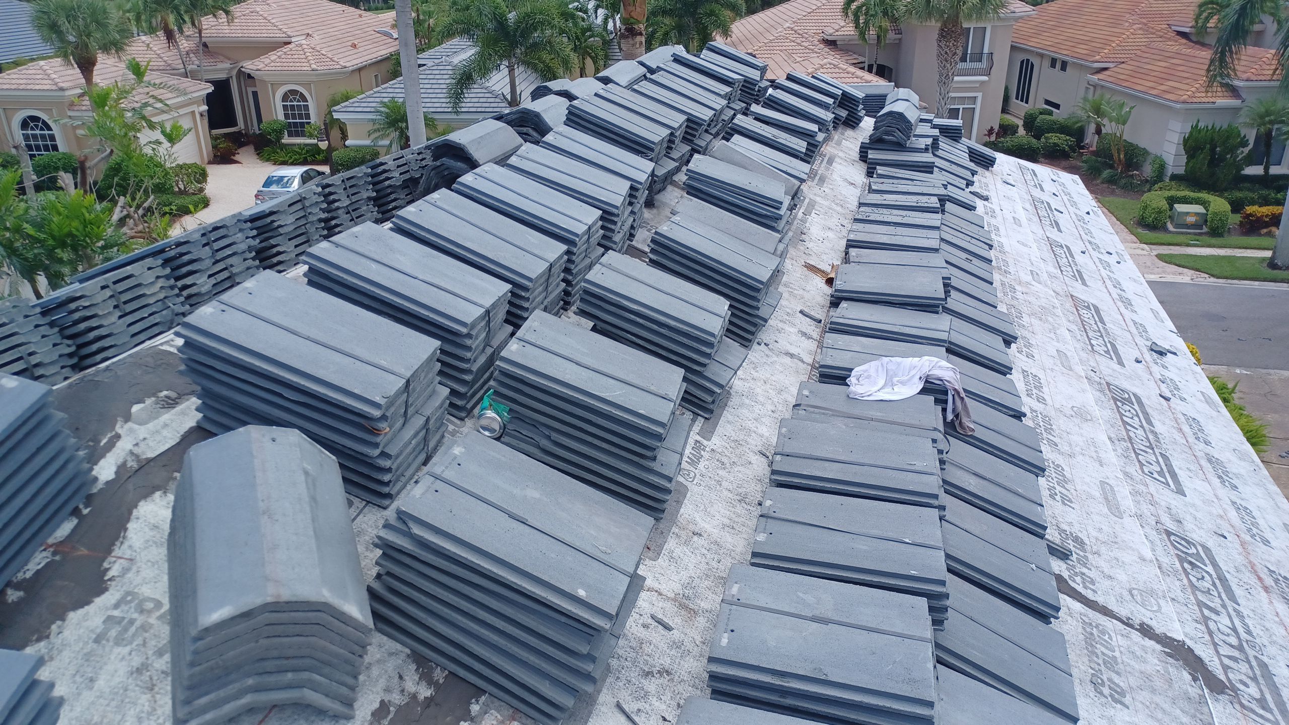 Residential Roofing Installation using WestLake Roofing Tile by BLUES BROTHERS CONSTRUCTION CORP