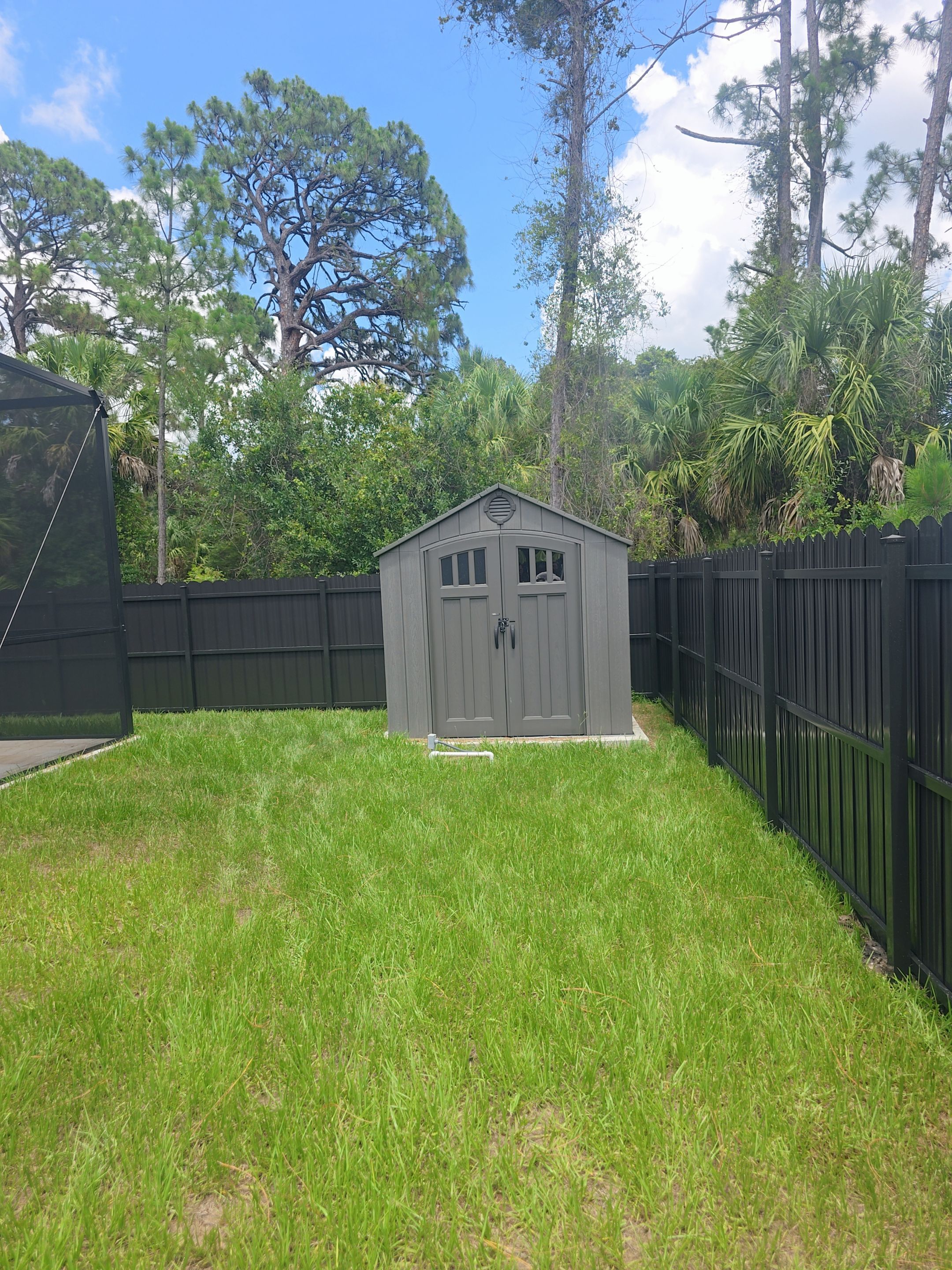Black Durafence - Privacy Metal Fence Installation in Port Charlotte by True Fence LLC