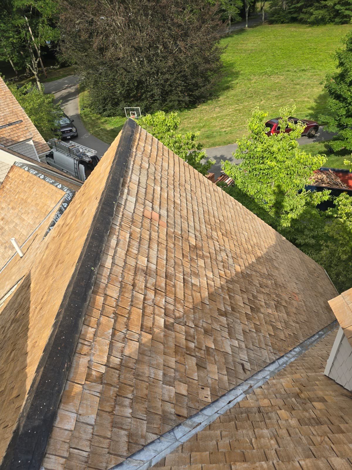 Cedar Shake Roof Restoration by Mighty Dog Roofing of Greater Middlesex County