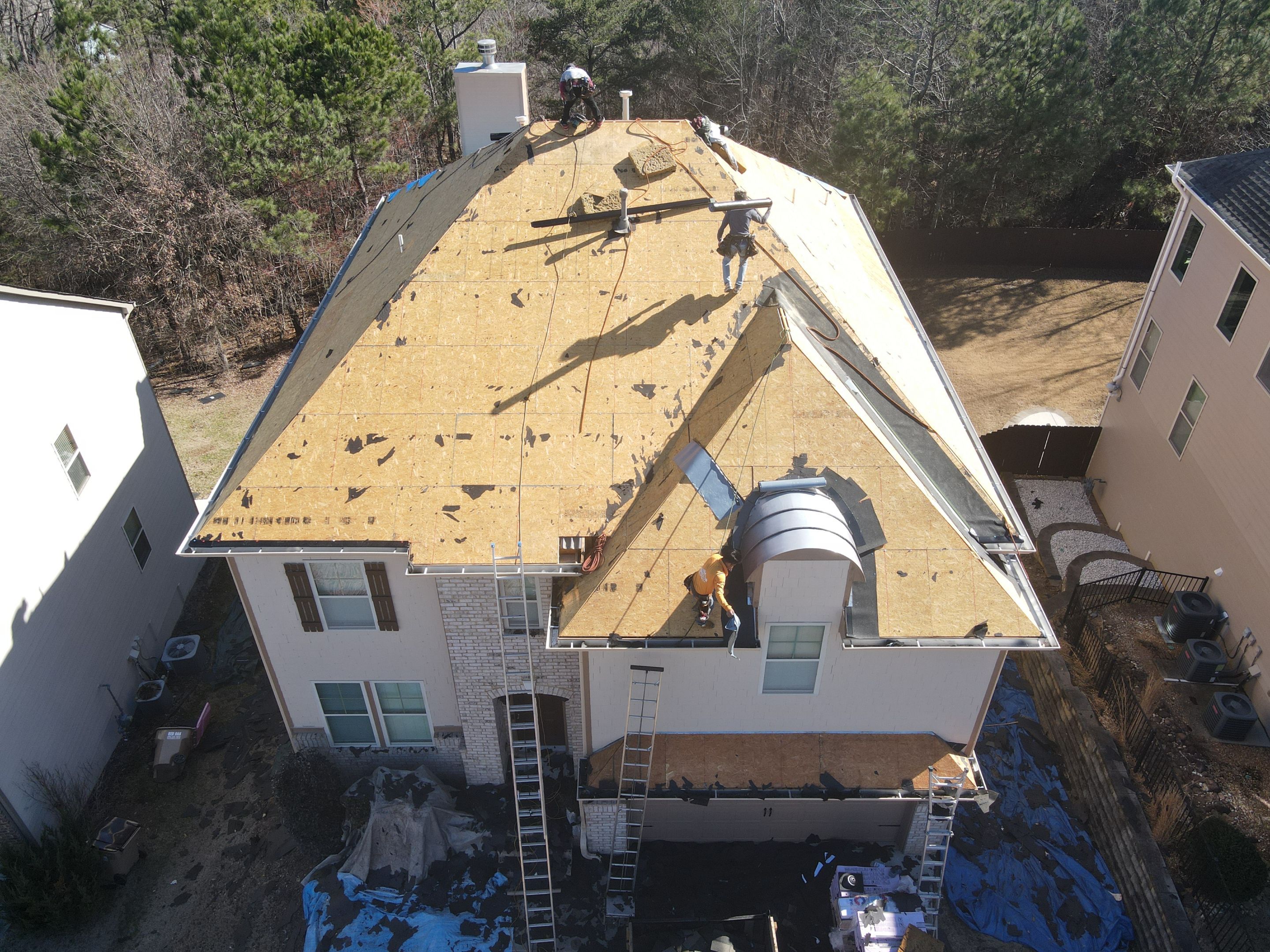 Residential Roofing Installation using Owens Corning by Inspector Roofing and Restoration