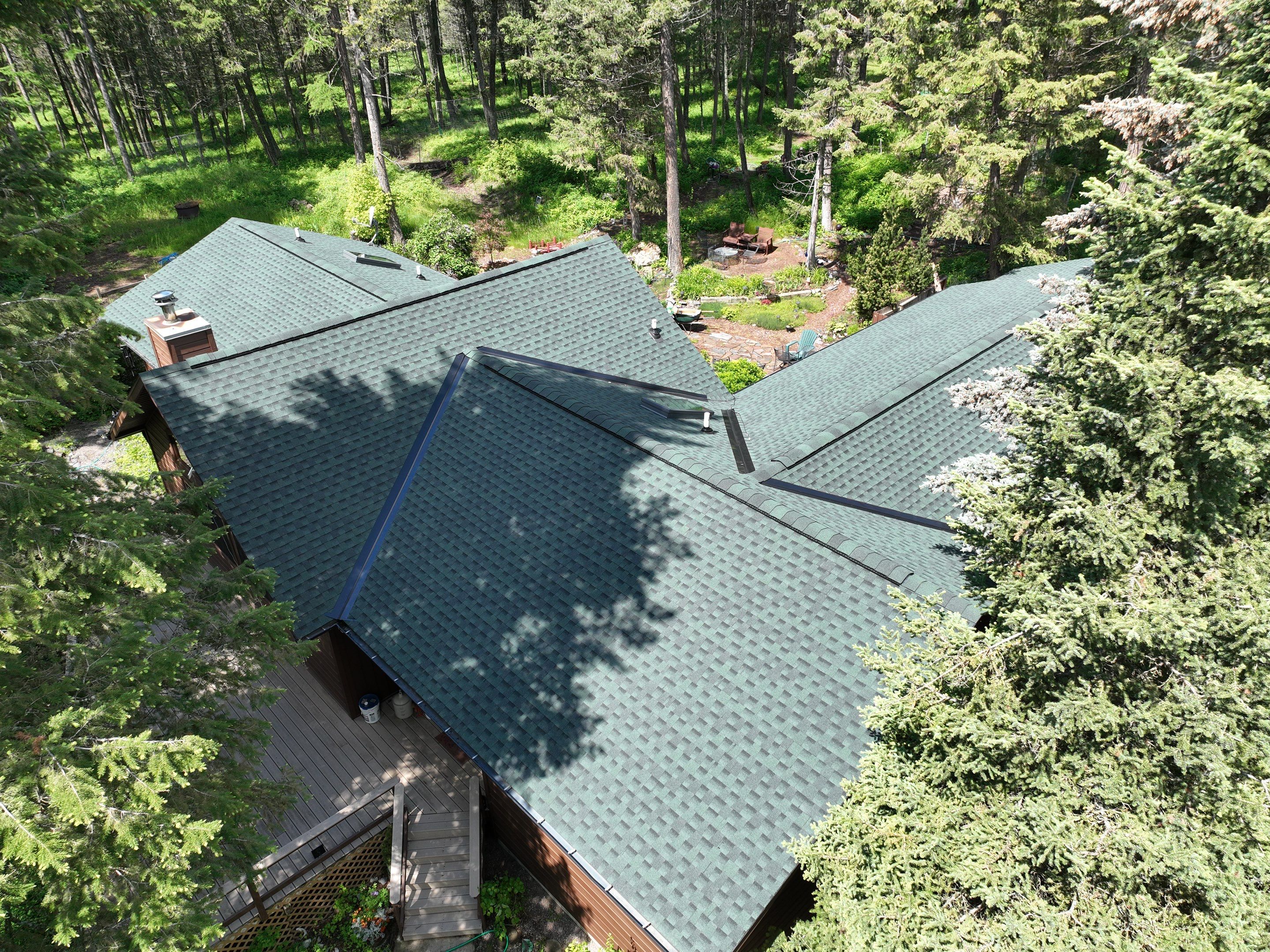 GAF Timberline HDZ - Hunter Green by Montana Roofing Solutions