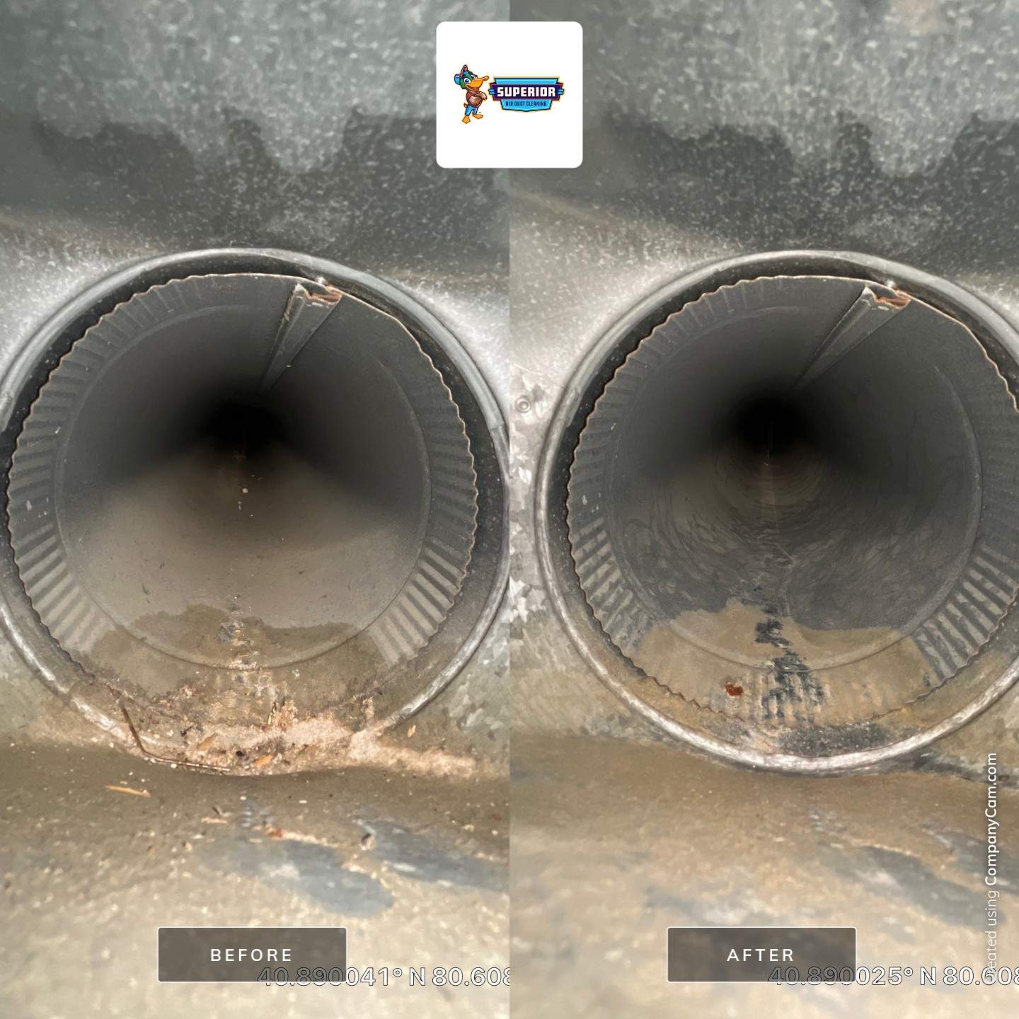 Air Duct Cleaning With a Vacuum Truck in New Waterford, OH by Superior Air Duct Cleaning