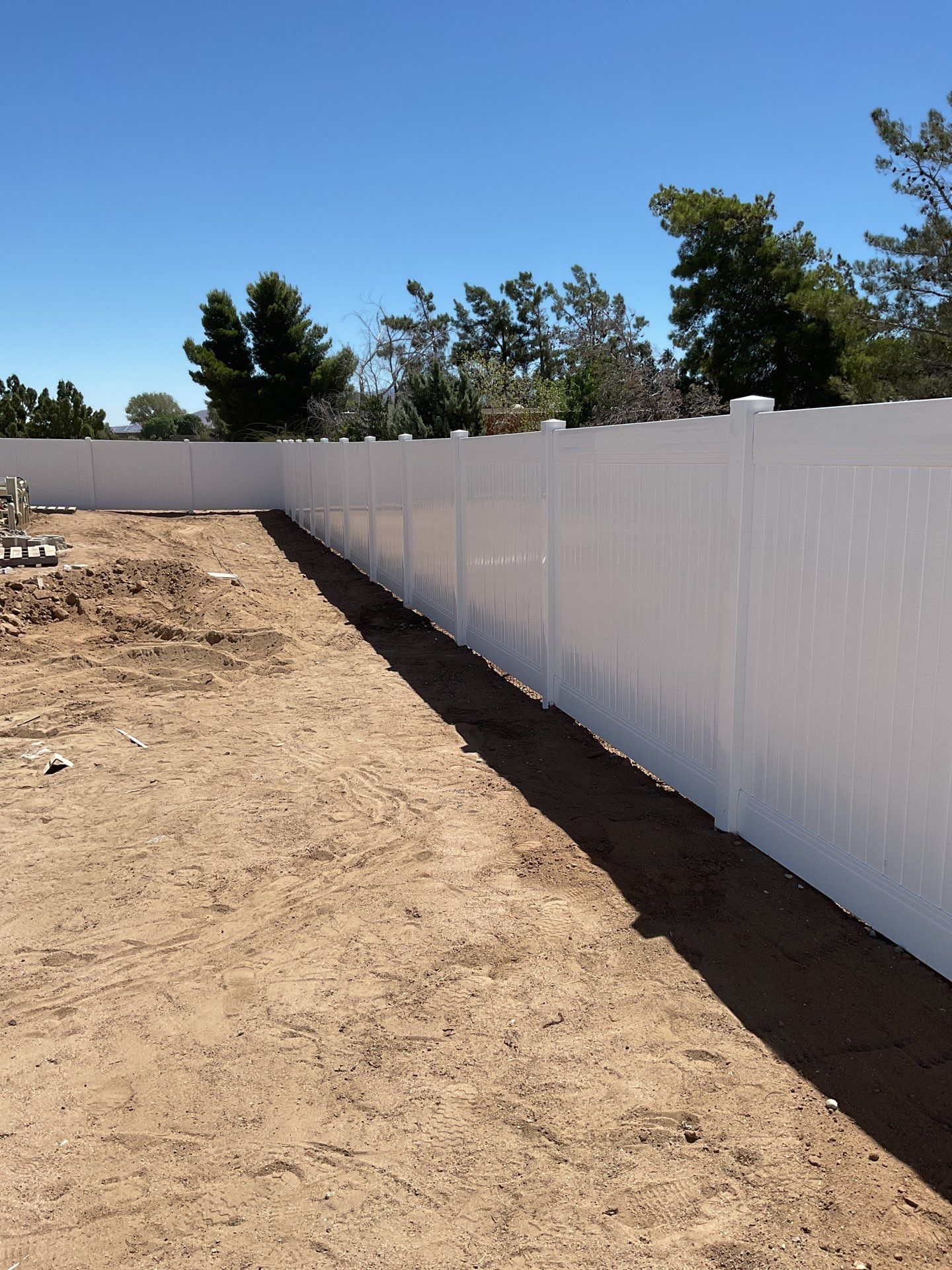 Fence Installation using Vinyl by Fence Guys Inc. 