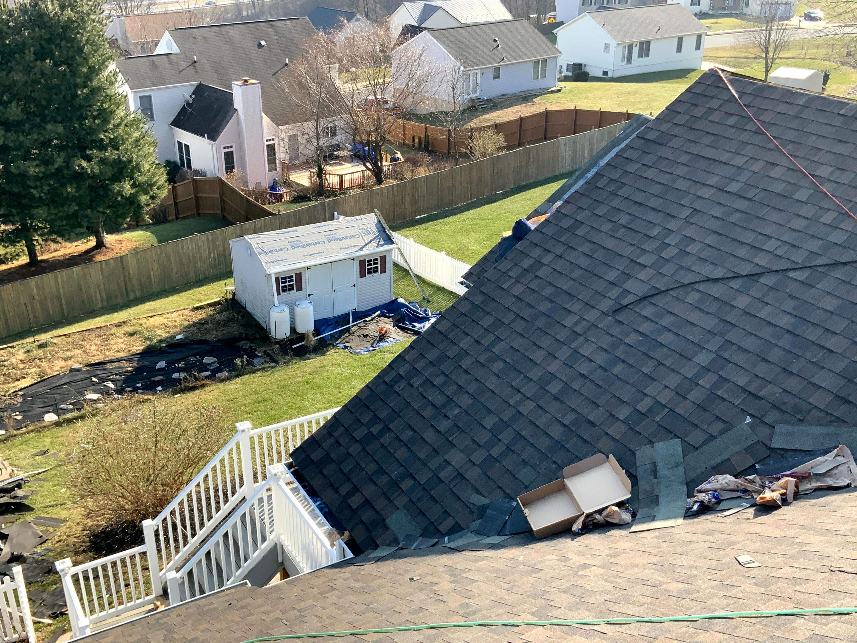 Residential Roofing Installation using CertainTeed Shingles by Alpha Design Services