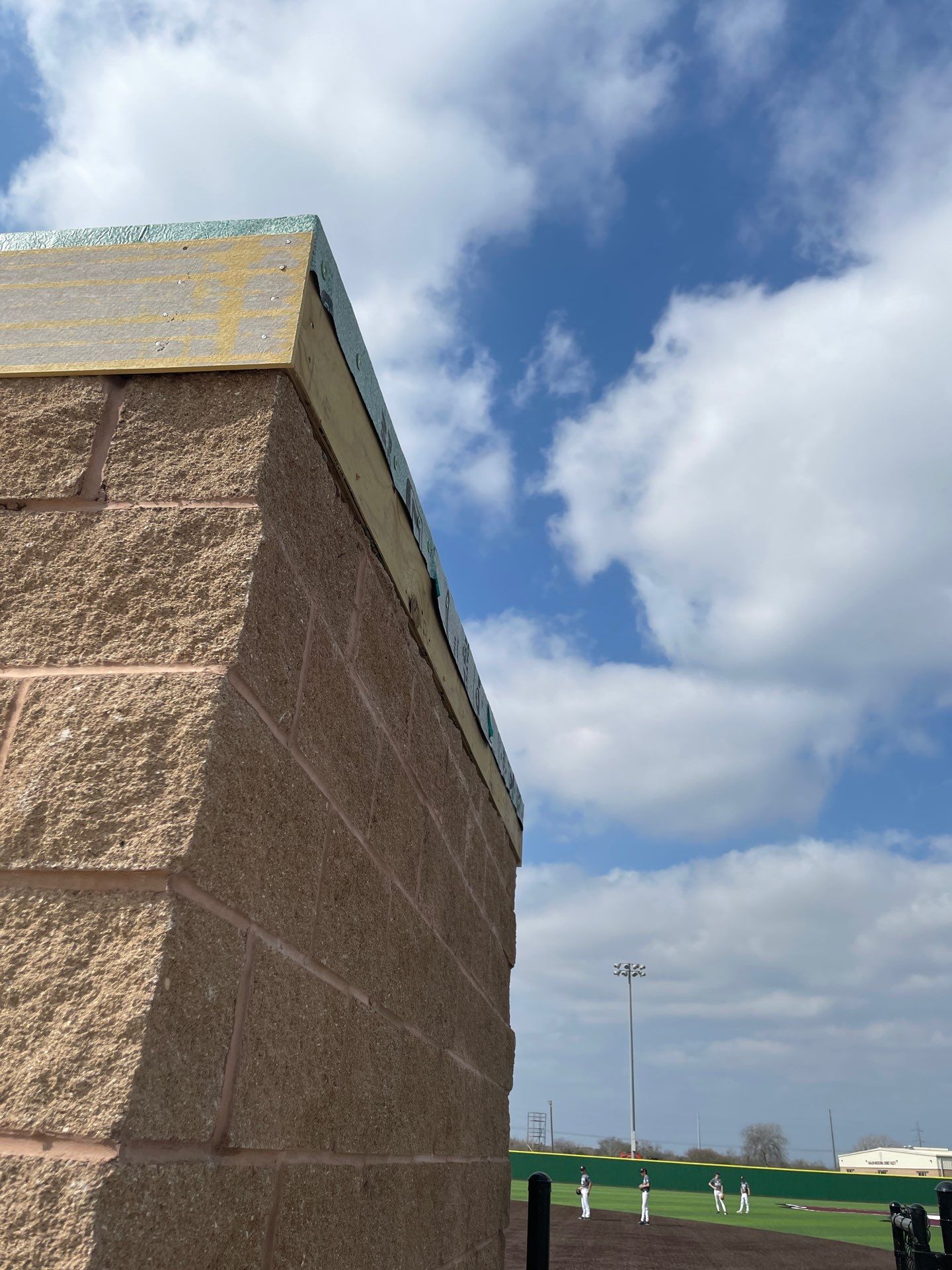 Wildcat Dugout by Bayfront Roofing and Construction