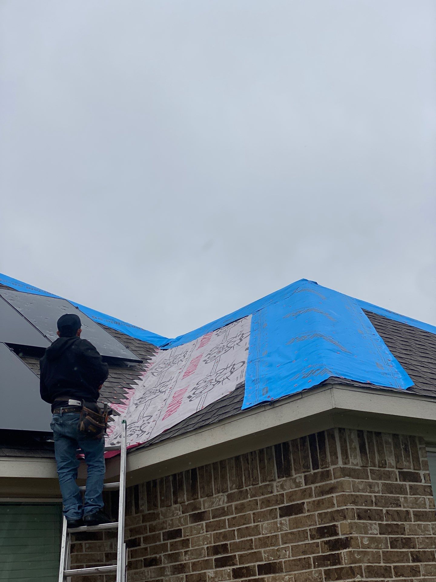 Hail Damage using Owen's Corning Duration (Lifetime) Shingles by Roof Repair Company