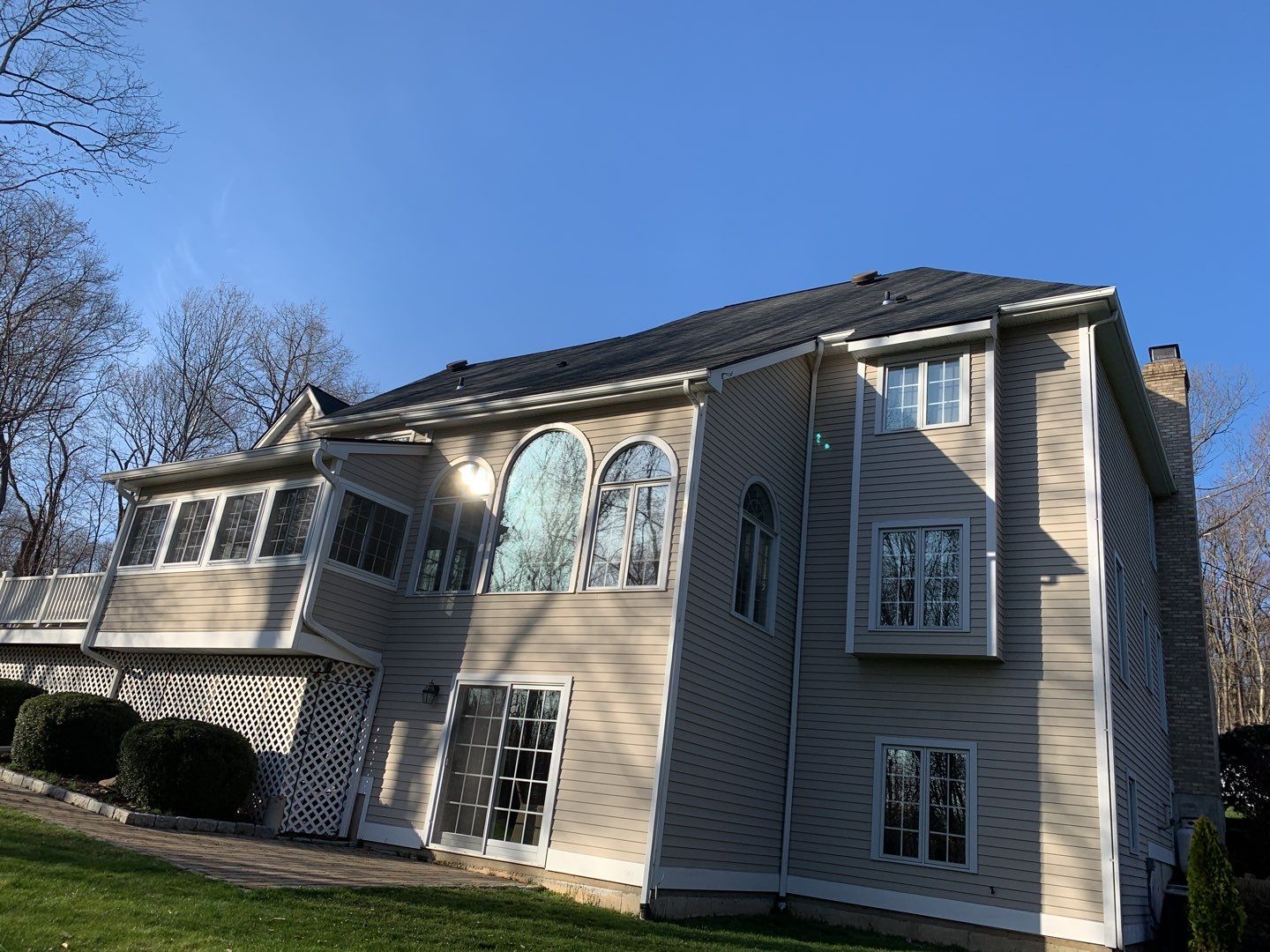Residential Roofing Installation using Owens Corning TruDefinition Onyx Black by A Plus Exterior