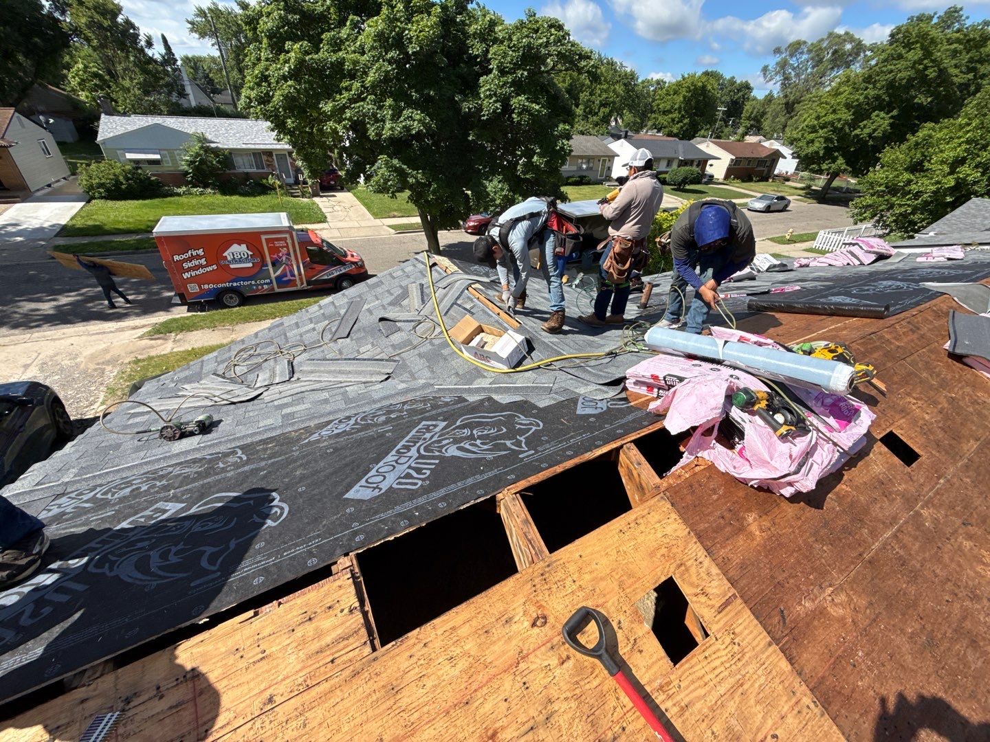 Roof Replacement using Owens Corning Tru Definitions by 180 Contractors