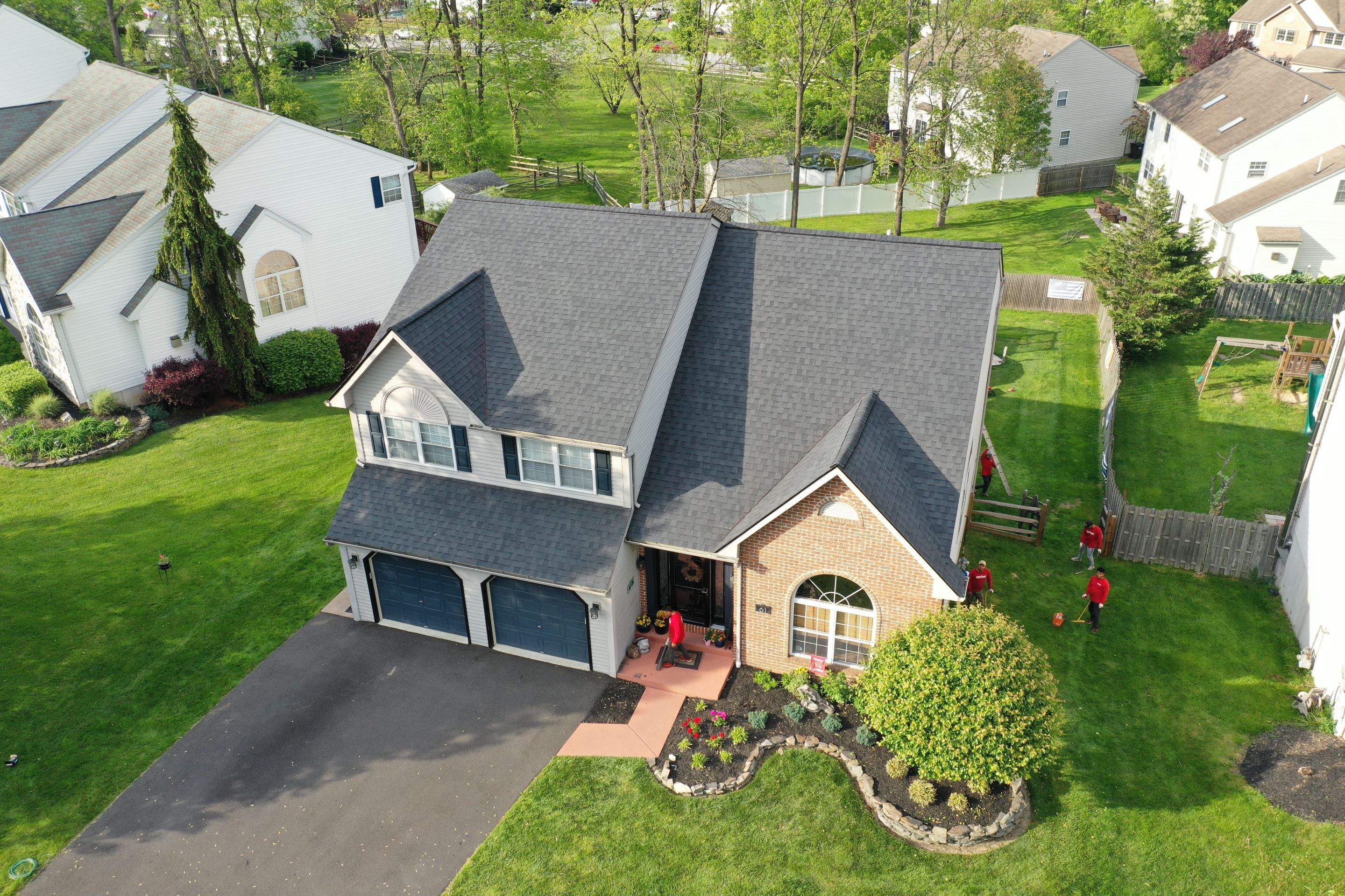 Roofing Installation using CertainTeed Landmark - Moire Black by Storm Guard of Ches-Mont PA