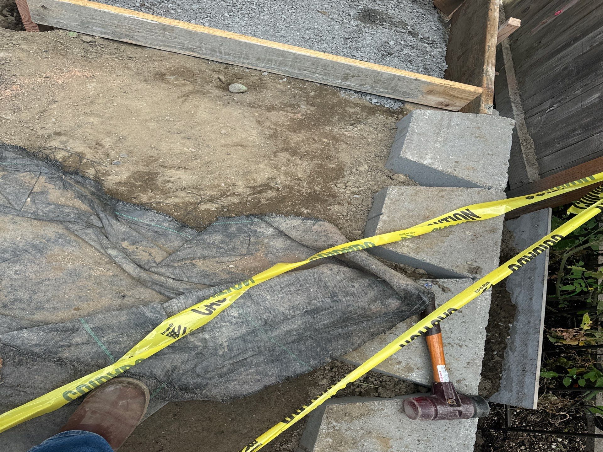 Jireh Outdoor Projects | Concrete Stair Repair and Retaining Wall by Jireh Asphalt & Concrete Inc 