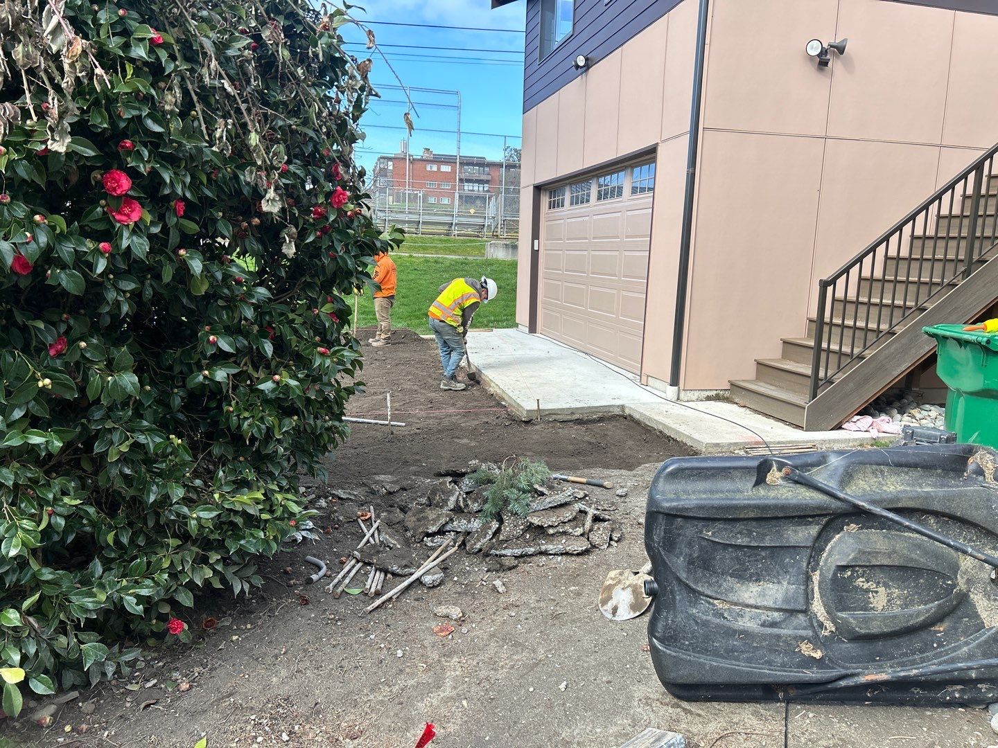 Ron | Pervious Concrete Driveway  by Jireh Asphalt & Concrete Inc 