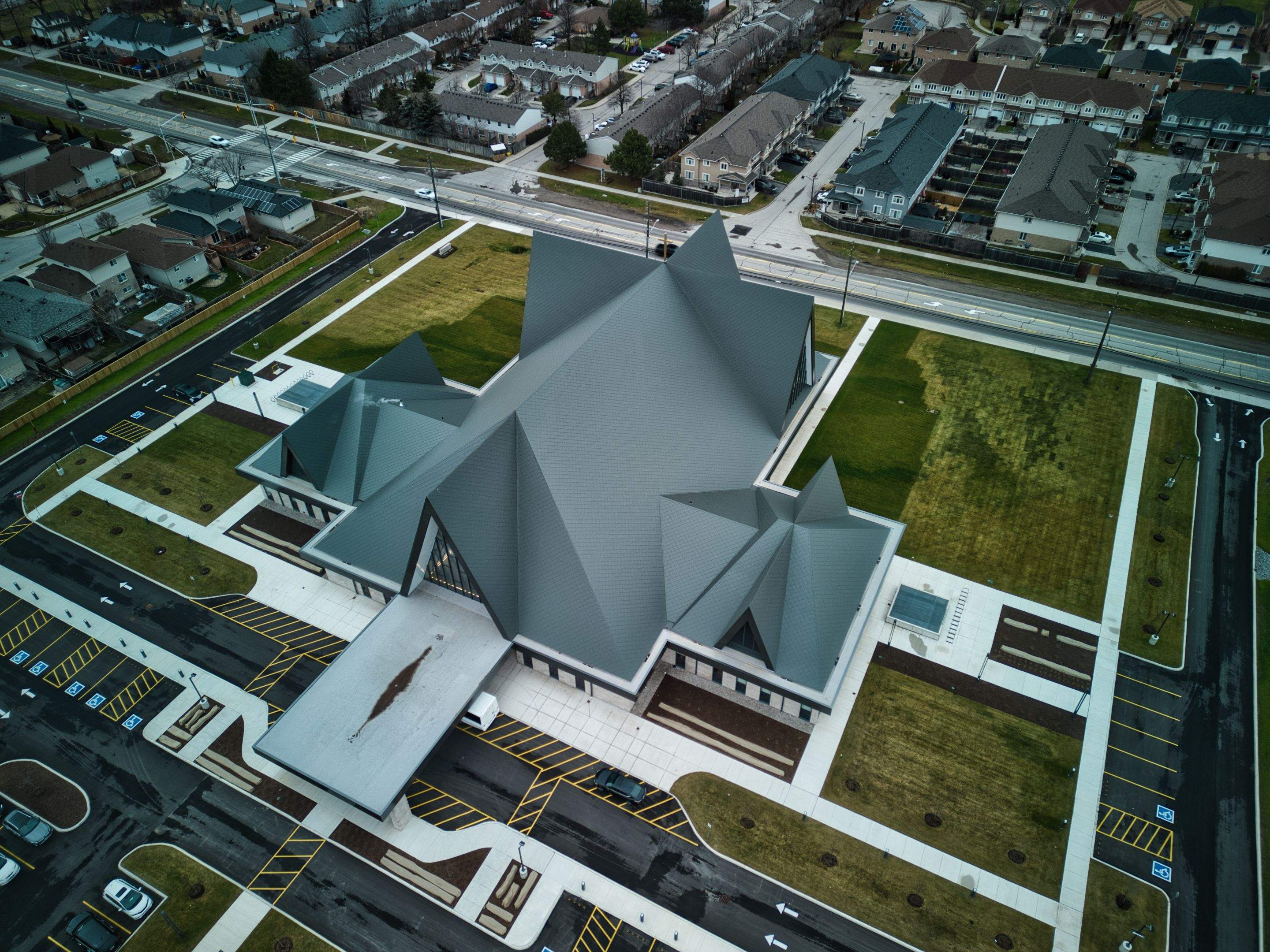 Commercial Roofing Installation using Diamond Tile Metal Shingles , Tpo Flat Roof by Jay Carter Roofing & Sheet Metal