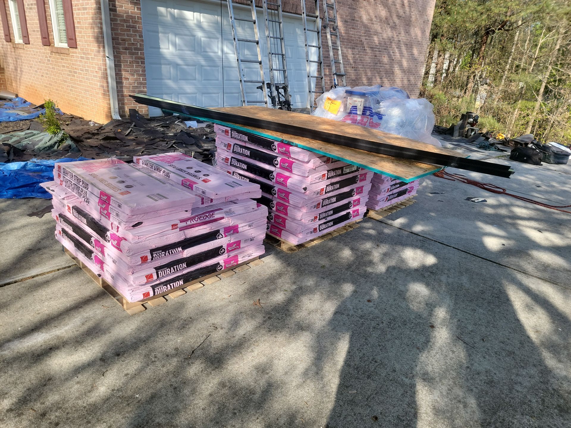 Residential Roofing Installation using Owens Corning Onyx Black by Inspector Roofing and Restoration