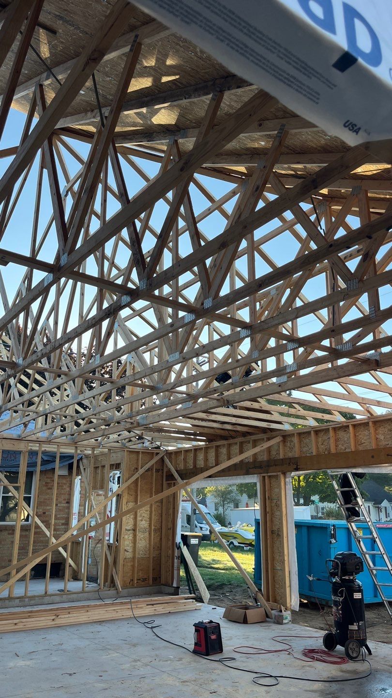 Garage & Addition (In Progress) by Avalon Roofing and Exteriors