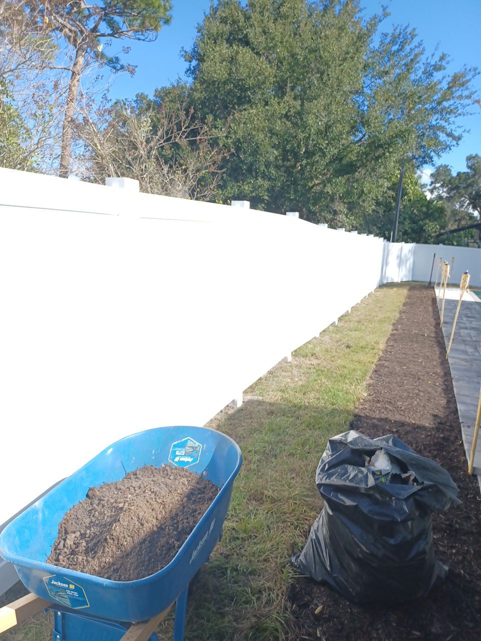 Venice, FL 6 ft. Tall White Vinyl Privacy Fence  by Asap fence and gates, LLC