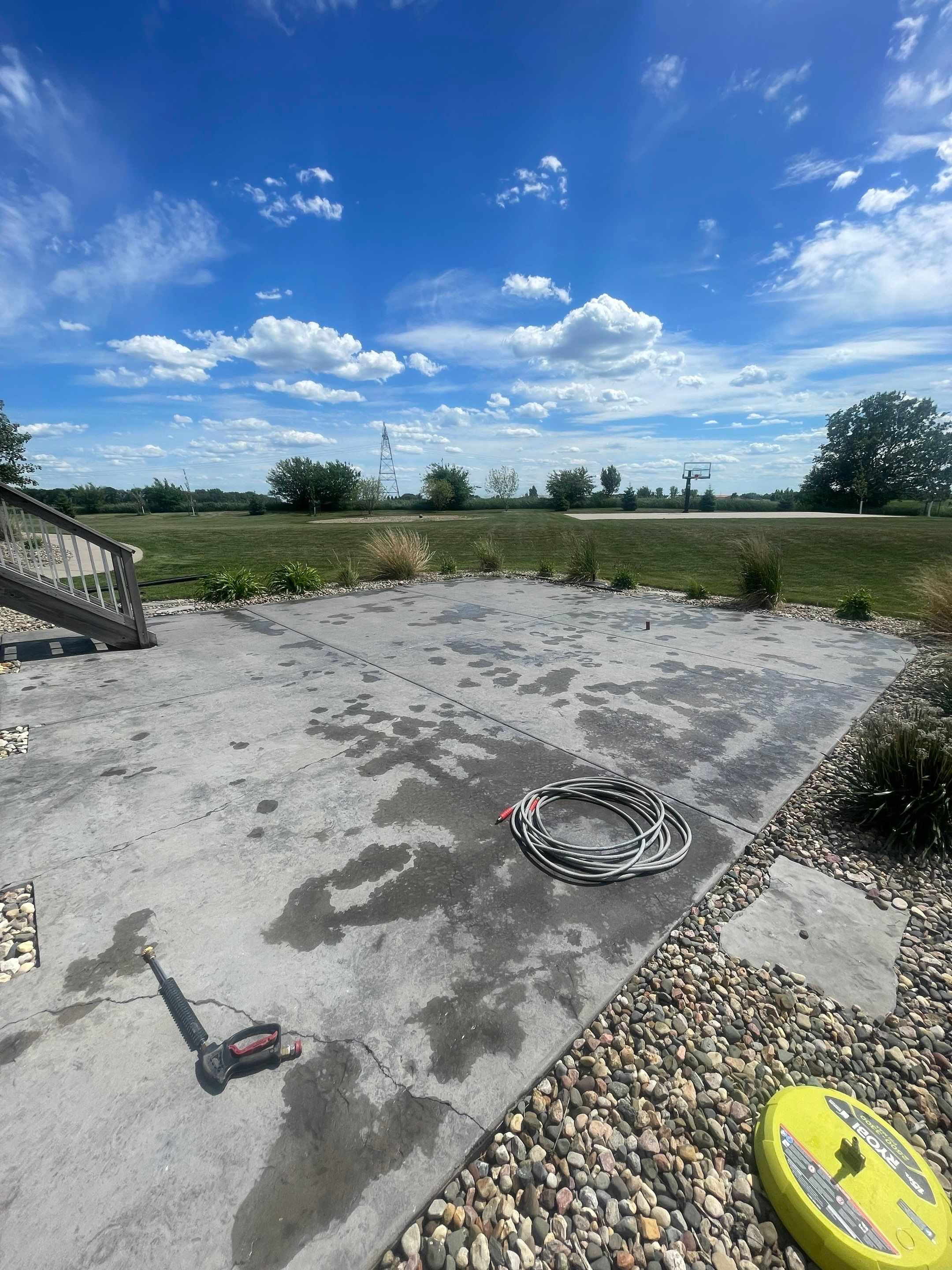 Concrete Patio Restoration and Installation in Sioux Falls by Select Painting, Coatings & Garage Cabinets