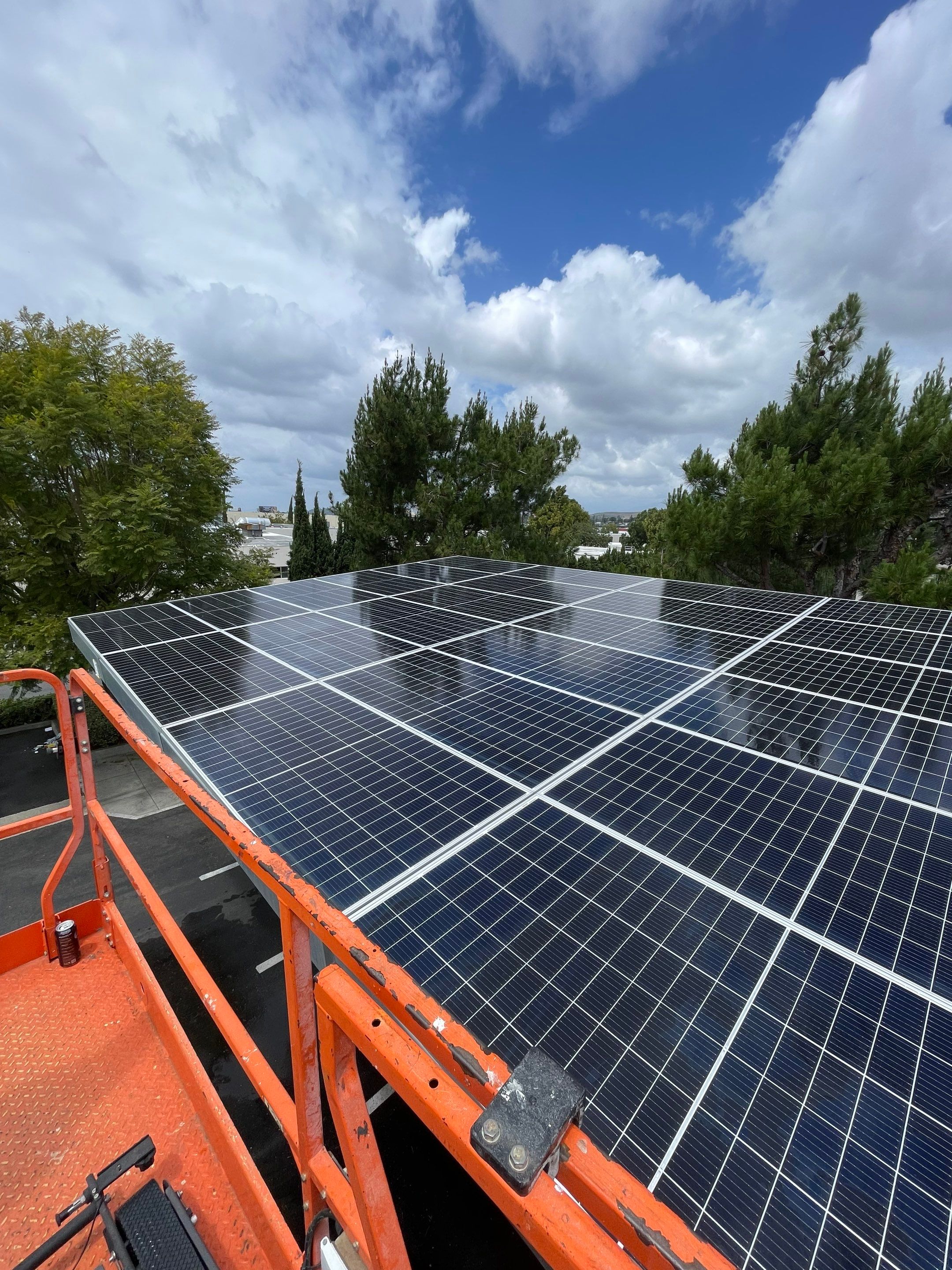 Commercial Solar Panel Cleaning by Palm Coast Solar Cleaning